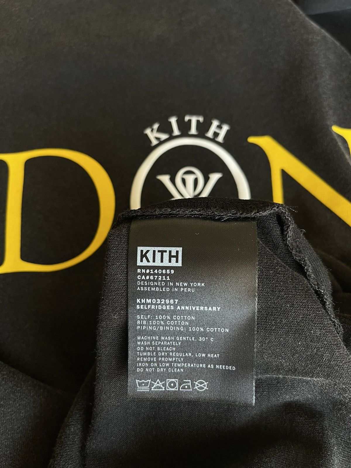 Kith KITH SELFRIDGES ANNIVERSARY EXCLUSIVE Size US L / EU 52-54 / 3 - 7 Thumbnail