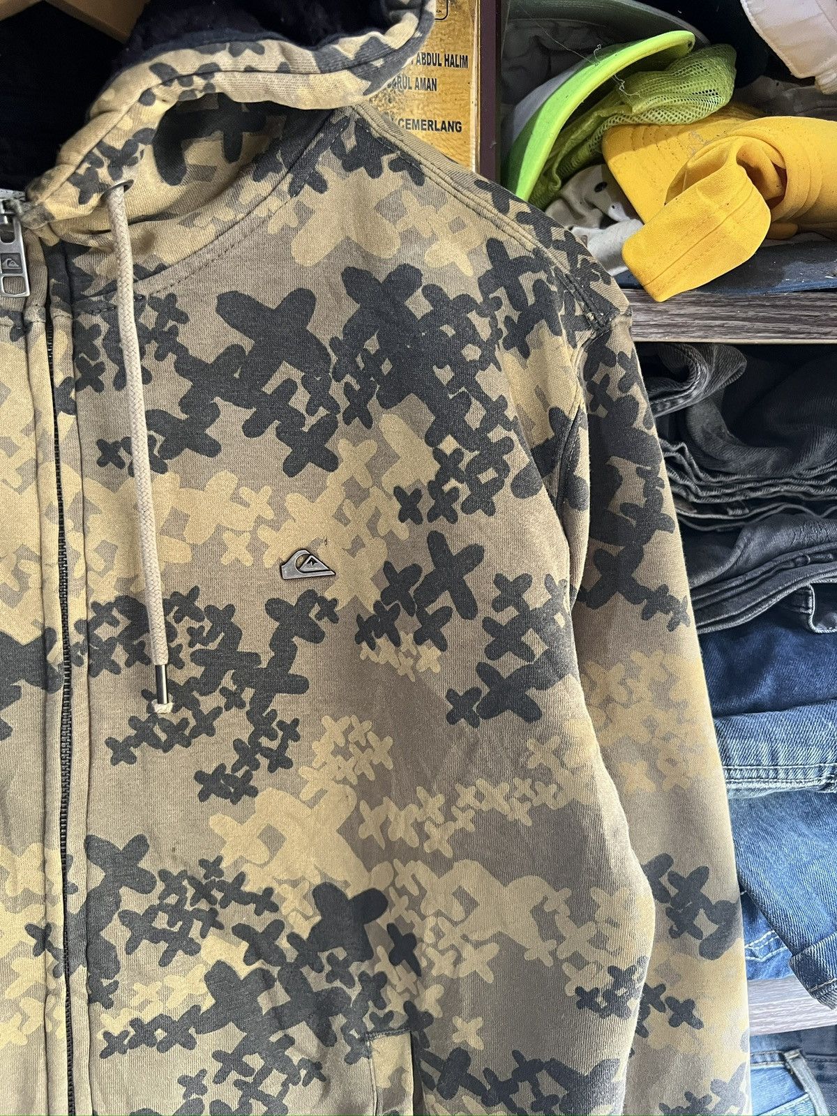 Quiksilver 🔥Quiksilver Camo Deep Pile Sherpa Zipper Hoodie Size US M / EU 48-50 / 2 - 7 Thumbnail