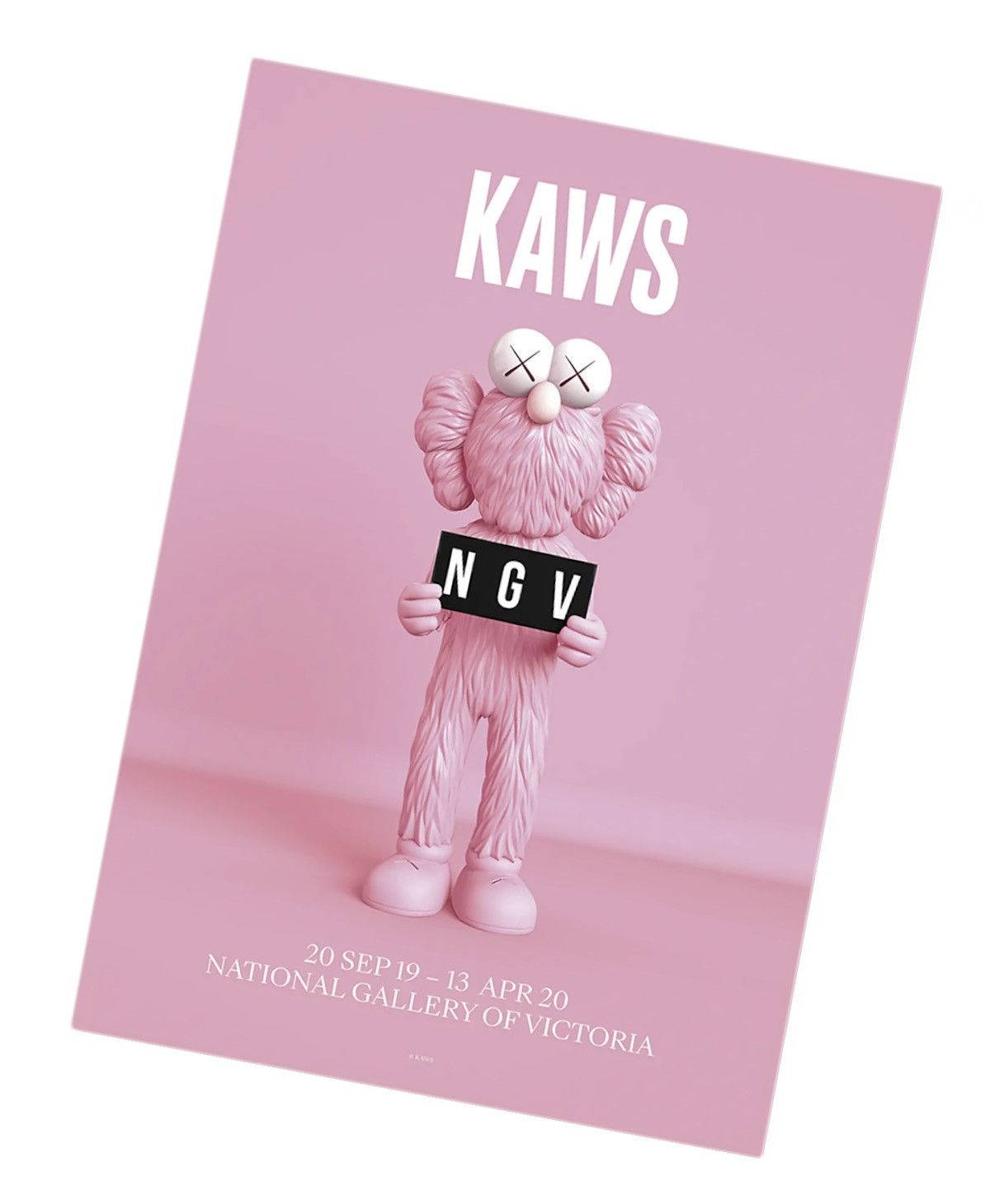 Kaws KAWS x NGV BFF Exhibition Poster Pink Size ONE SIZE - 1 Thumbnail