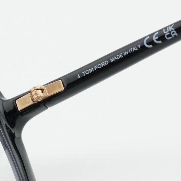Tom Ford Tom Ford FT5907-B 001 Eyeglasses Black 55mm Butterfly Frame Size ONE SIZE - 6 Thumbnail
