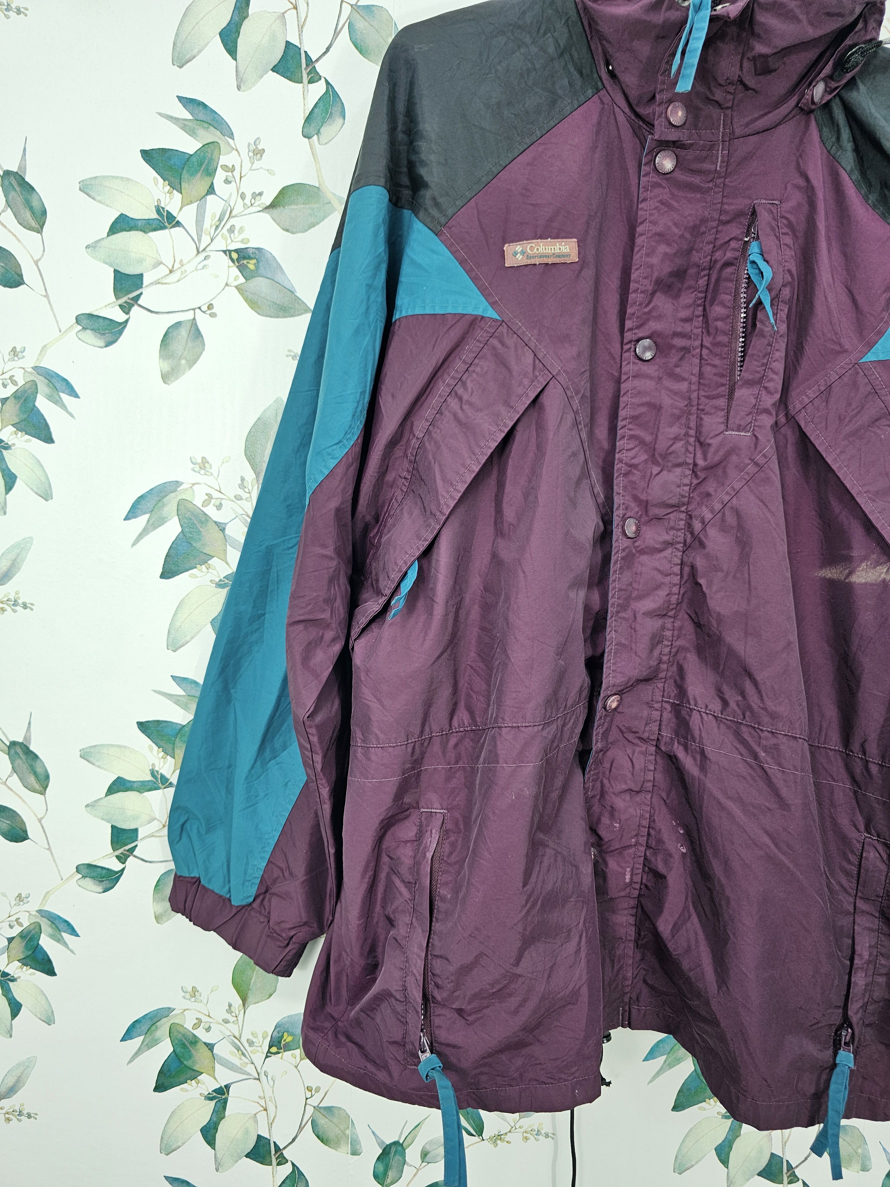 Columbia Vtg COLUMBIA Hunting Outdoor Hiking Windbreaker Jacket J0107 Size US L / EU 52-54 / 3 - 4 Thumbnail
