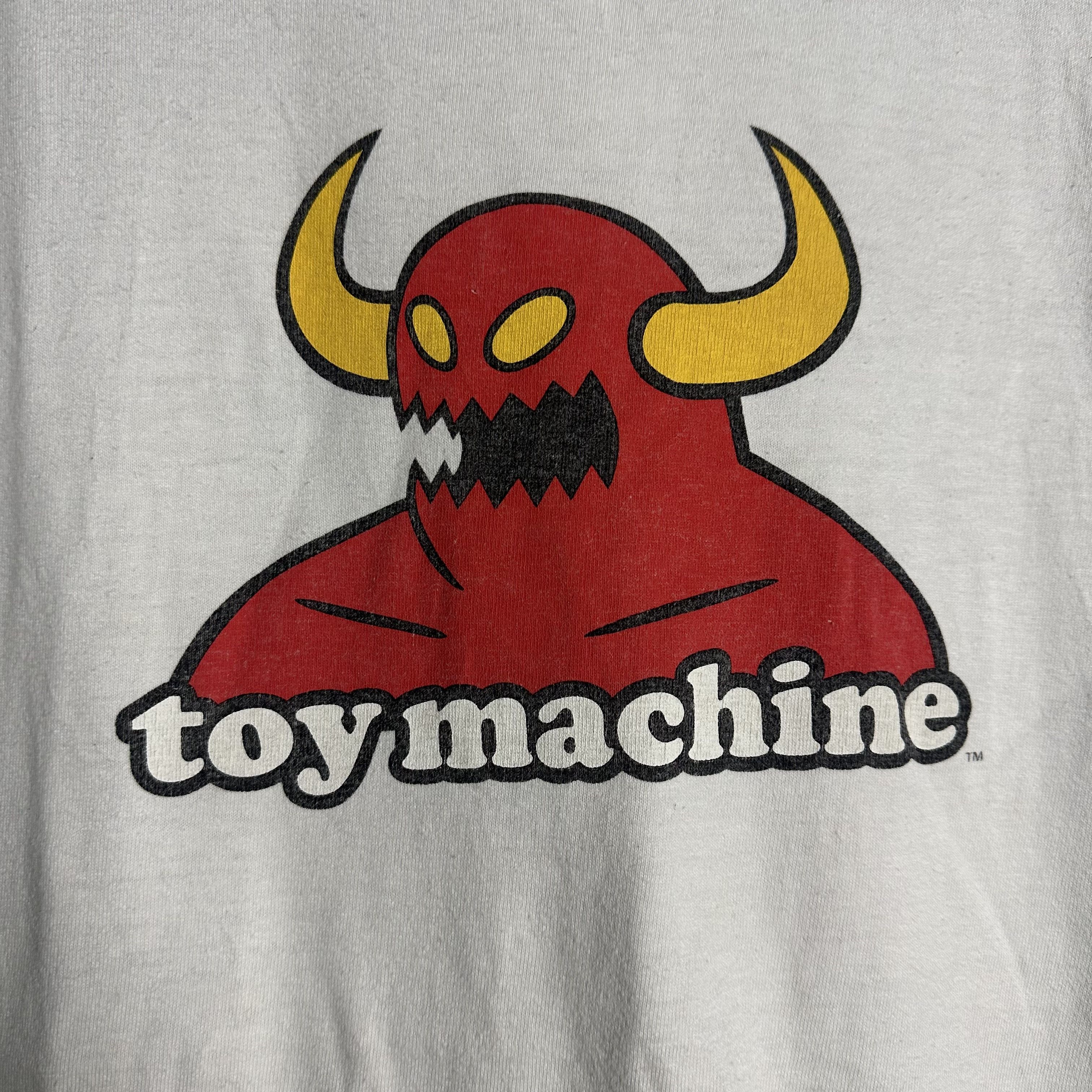 Toy Machine × Vintage 🔥RARE🔥Vintage Toy Machine Skateboard Spell Out T-shirt Size US XL / EU 56 / 4 - 3 Thumbnail