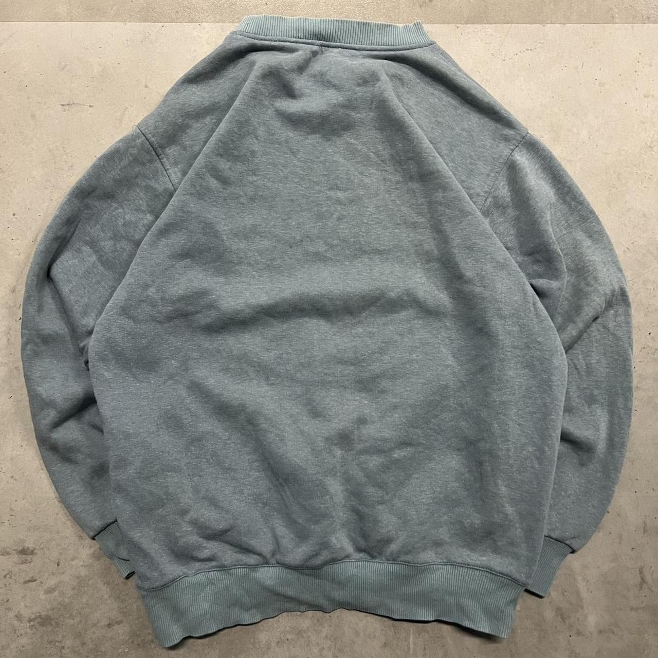 Adidas Crazy Vintage Y2K/2000s Teal blue Adidas Essential Sweatshirt! Size US M / EU 48-50 / 2 - 3 Thumbnail