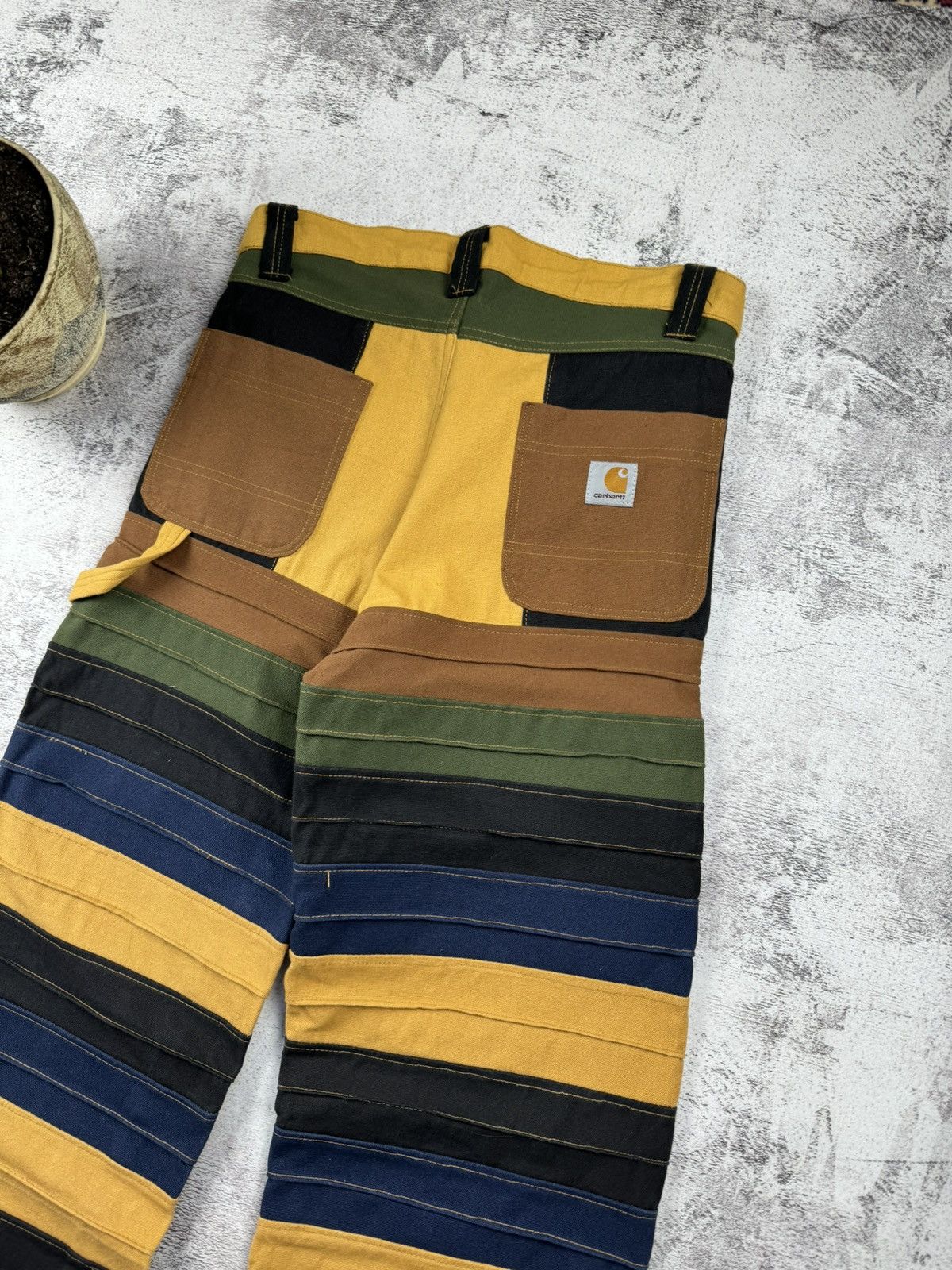Carhartt Vintage 90S Striped Distressed Carpenter Carhartt Jeans Size US 30 / EU 46 - 6 Thumbnail