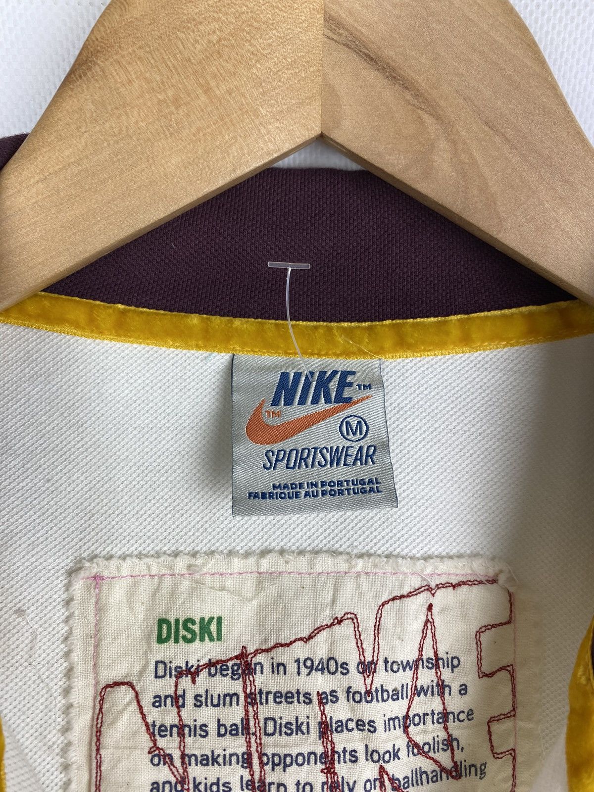 Vintage VTG Nike Diski men’s short sleeve polo t shirt size M Size US M / EU 48-50 / 2 - 12 Thumbnail