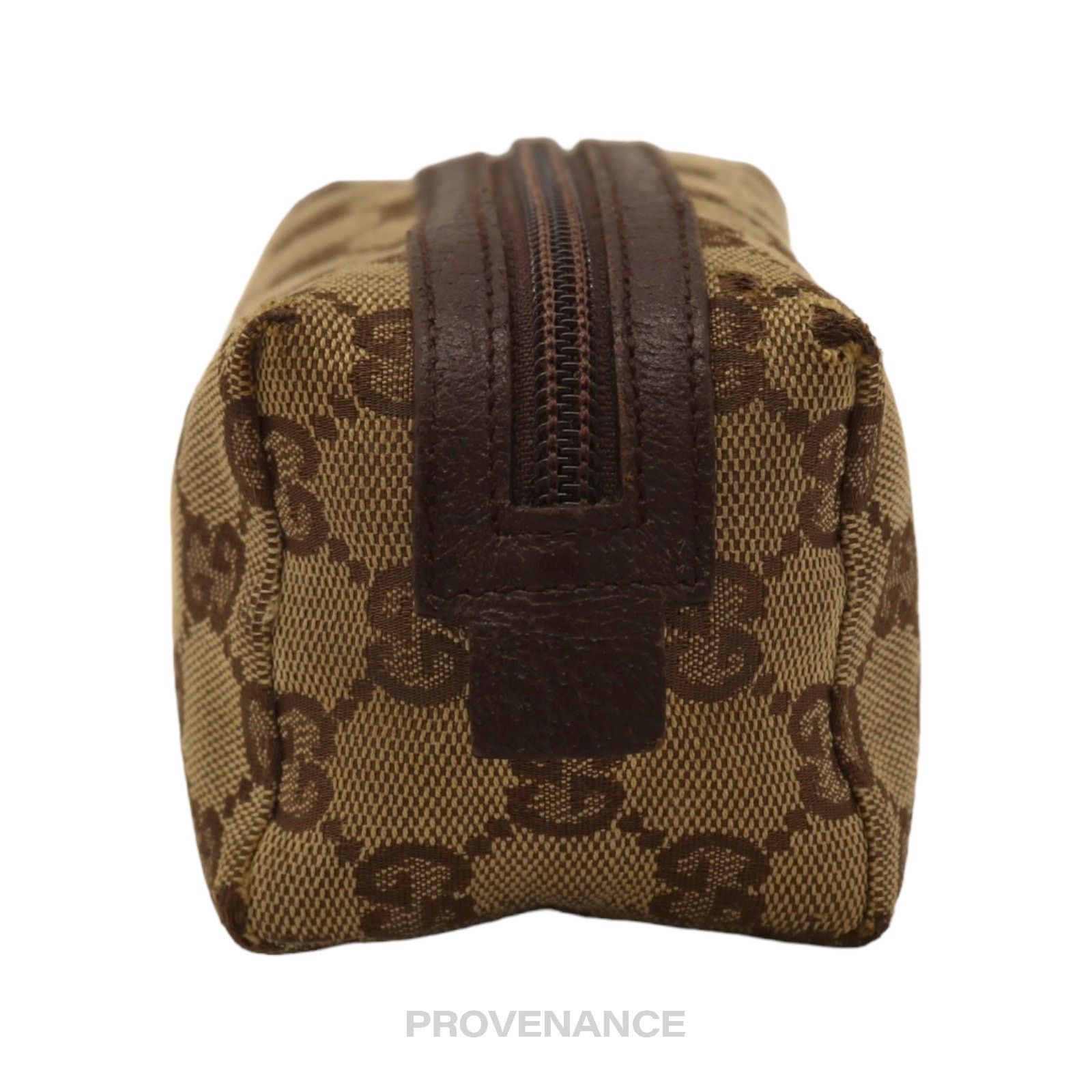 Gucci 🔴 Gucci Cosmetic Pouch - Brown GG Canvas Size ONE SIZE - 7 Thumbnail
