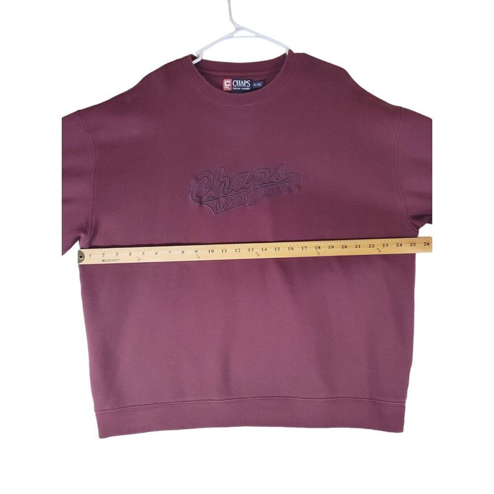 Vintage Vintage Chaps Ralph Lauren Spellout Sweatshirt Mens XL Size US XL / EU 56 / 4 - 3 Thumbnail