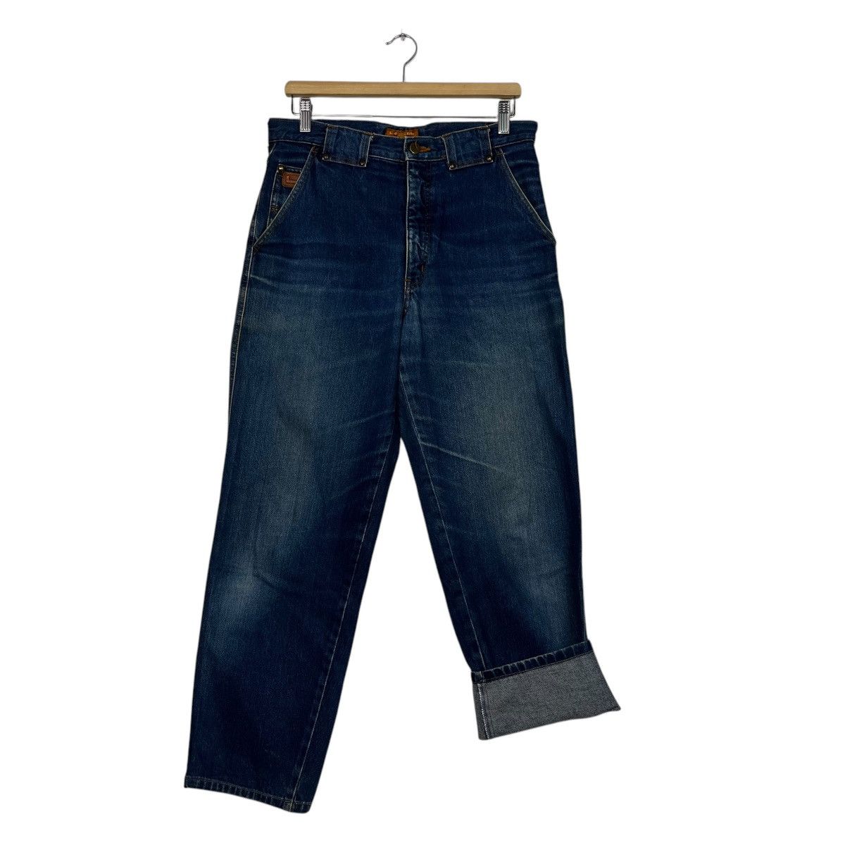 Lancel Vintage Lancel Baggy Denim Jeans Size US 32 / EU 48 - 11 Thumbnail