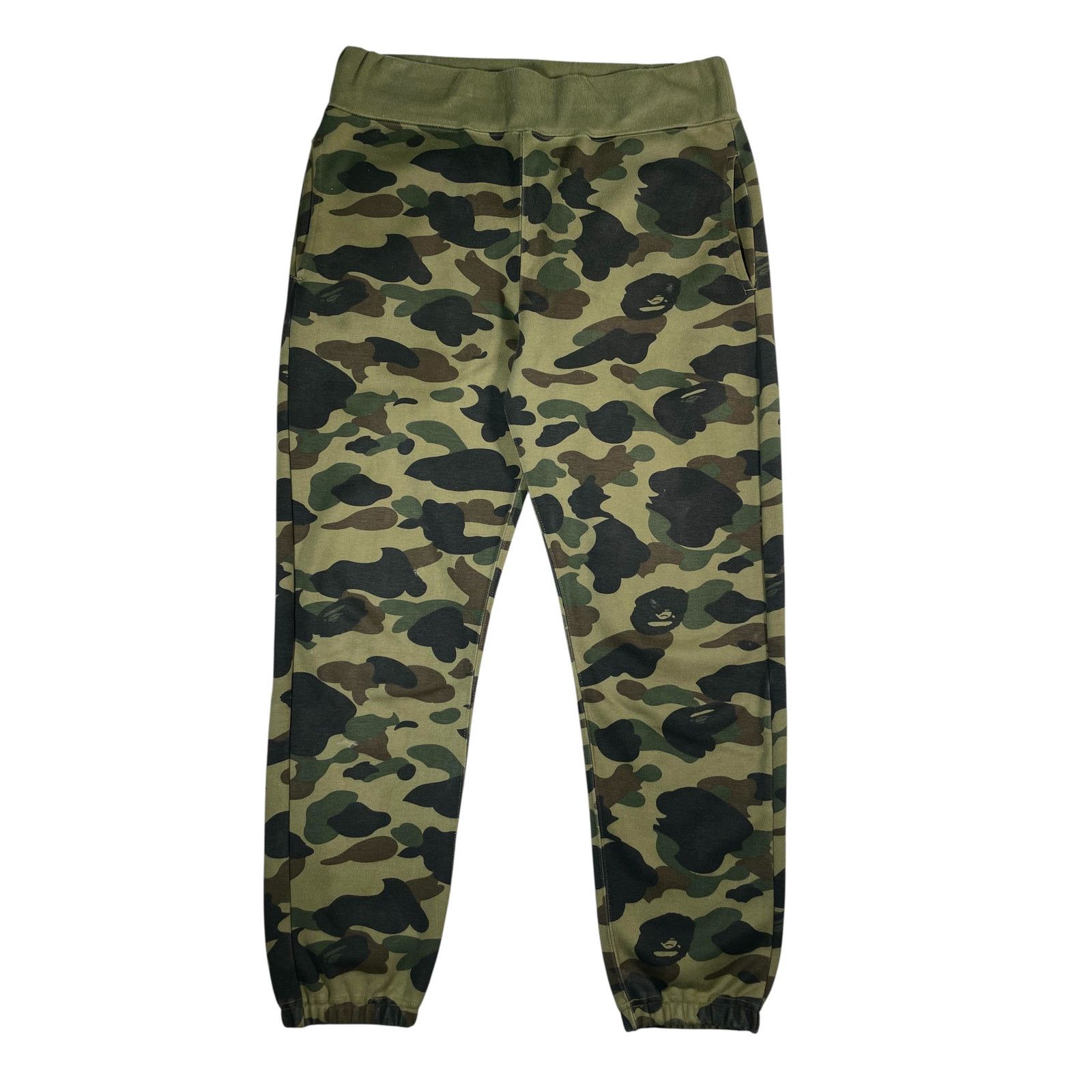 BAPE Windstopper Green Camo Sweats