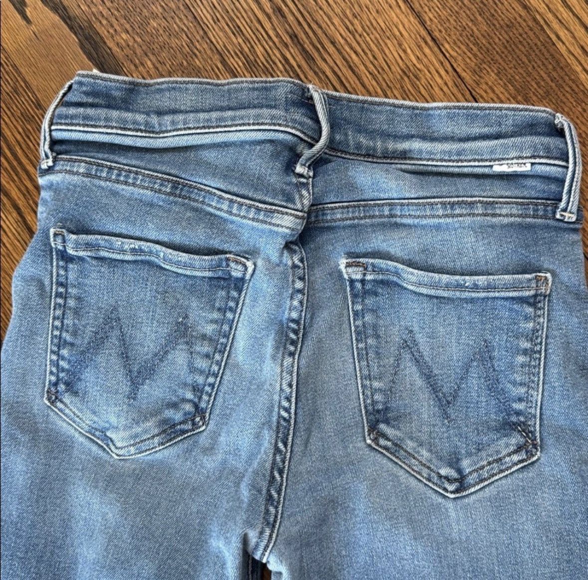 MOTHER MOTHER The Mid Rise Dazzler Ankle Fray 5-Pocket Jeans. 27 Size 27" / US 4 / IT 40 - 5 Thumbnail