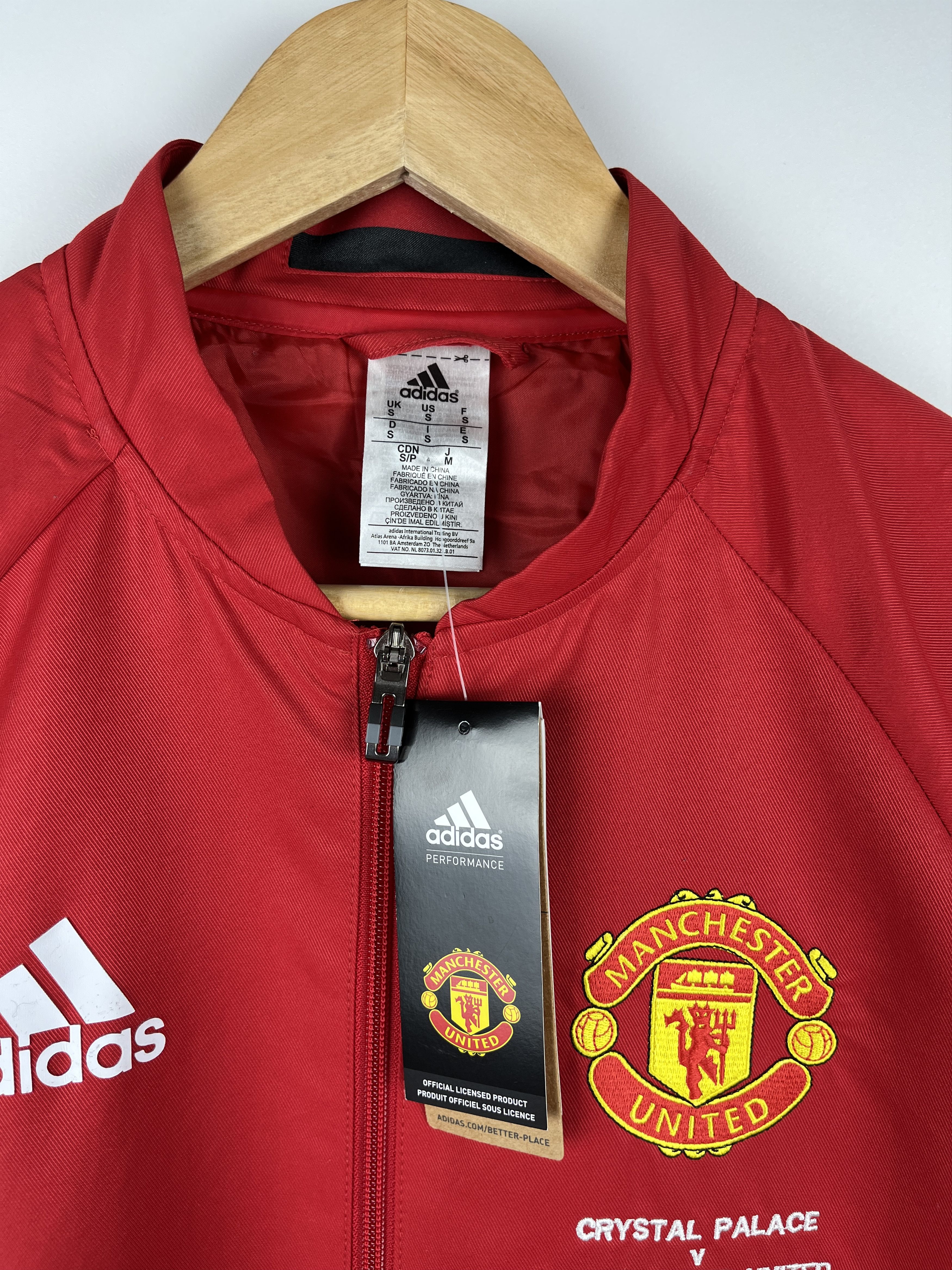 Adidas Adidas Manchester United FC Anthem Track Jacket Soccer Size US S / EU 44-46 / 1 - 8 Thumbnail