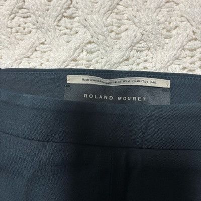 Roland Mouret Roland Mouret $638 Navy Mortimer Trousers Size US16 UK20 Str Size 38" / US 16 / IT 52 - 7 Thumbnail