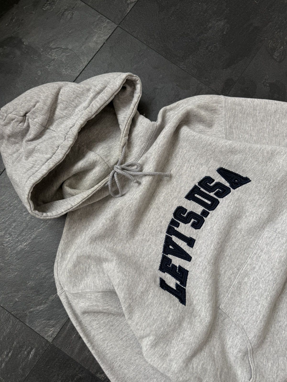 Levi's × Vintage Vintage Levi’s big logo USA hoodie oversize 90s Size US M / EU 48-50 / 2 - 2 Thumbnail