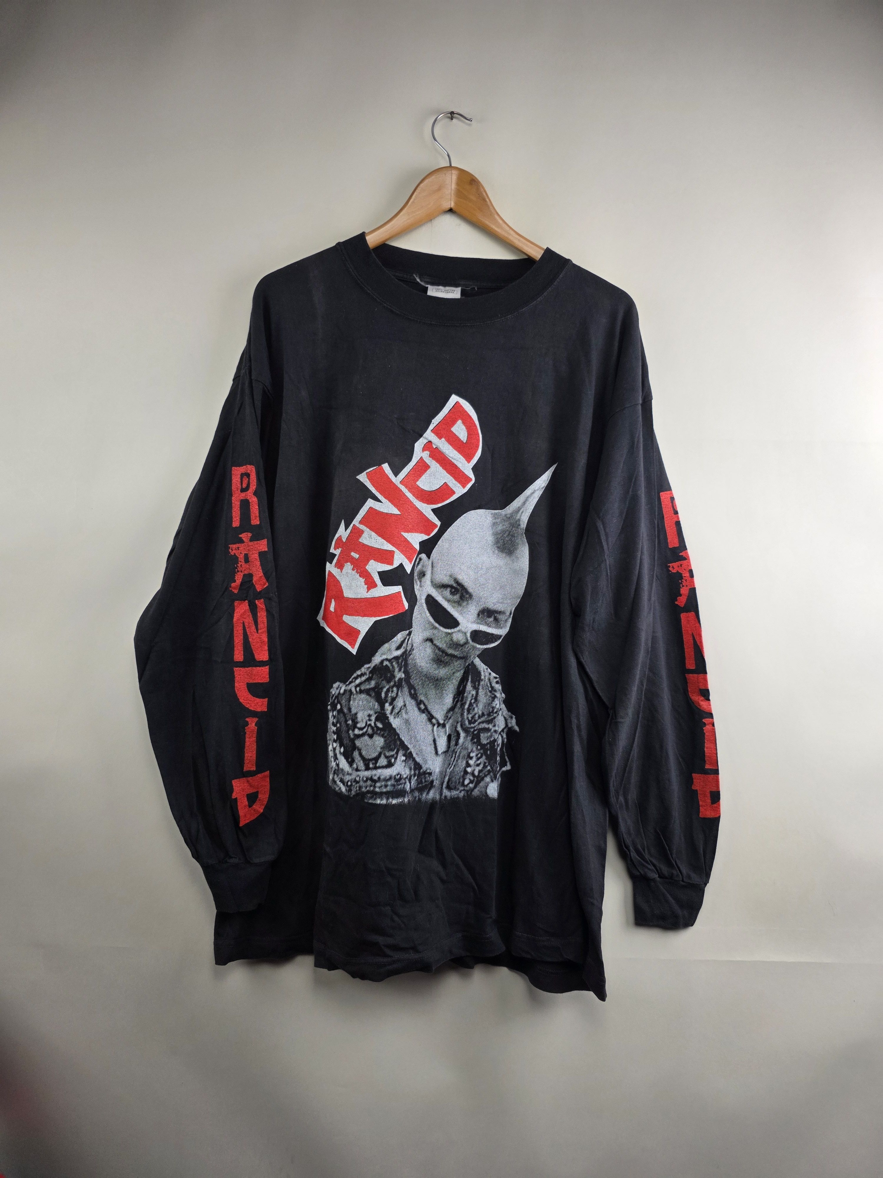 90s Rancid Long-sleeve Punk T Shirt XL 23