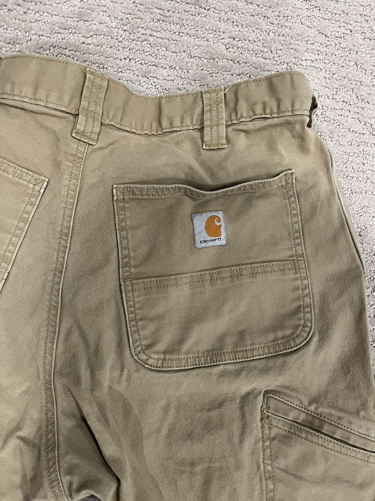 Carhartt × Vintage Vintage Khaki Carhartt Relaxed Fit Work Pants Size US 35 - 7 Thumbnail