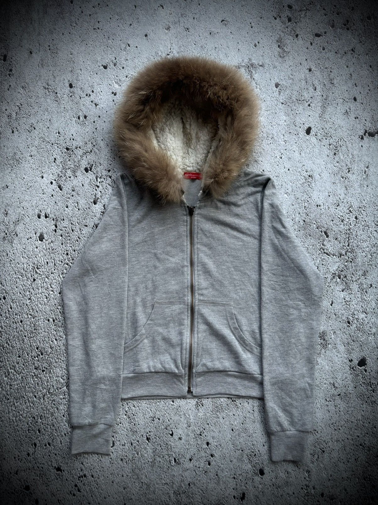 If Six Was Nine Y2k earth red label ifsix lgb style fur hoodie Size US S / EU 44-46 / 1 - 1 Thumbnail