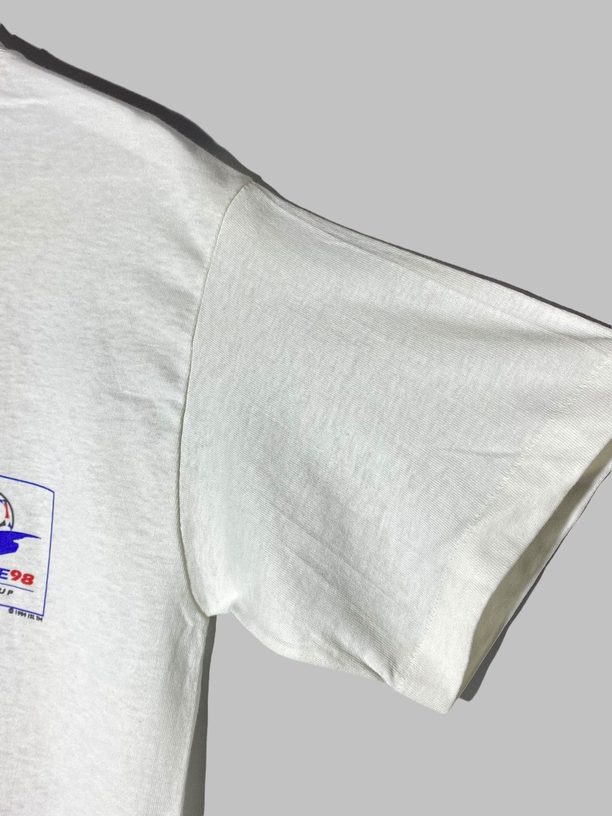 Vintage Vintage 1990s France World Cup Single Stitch Rare T-shirt Size US M / EU 48-50 / 2 - 13 Thumbnail