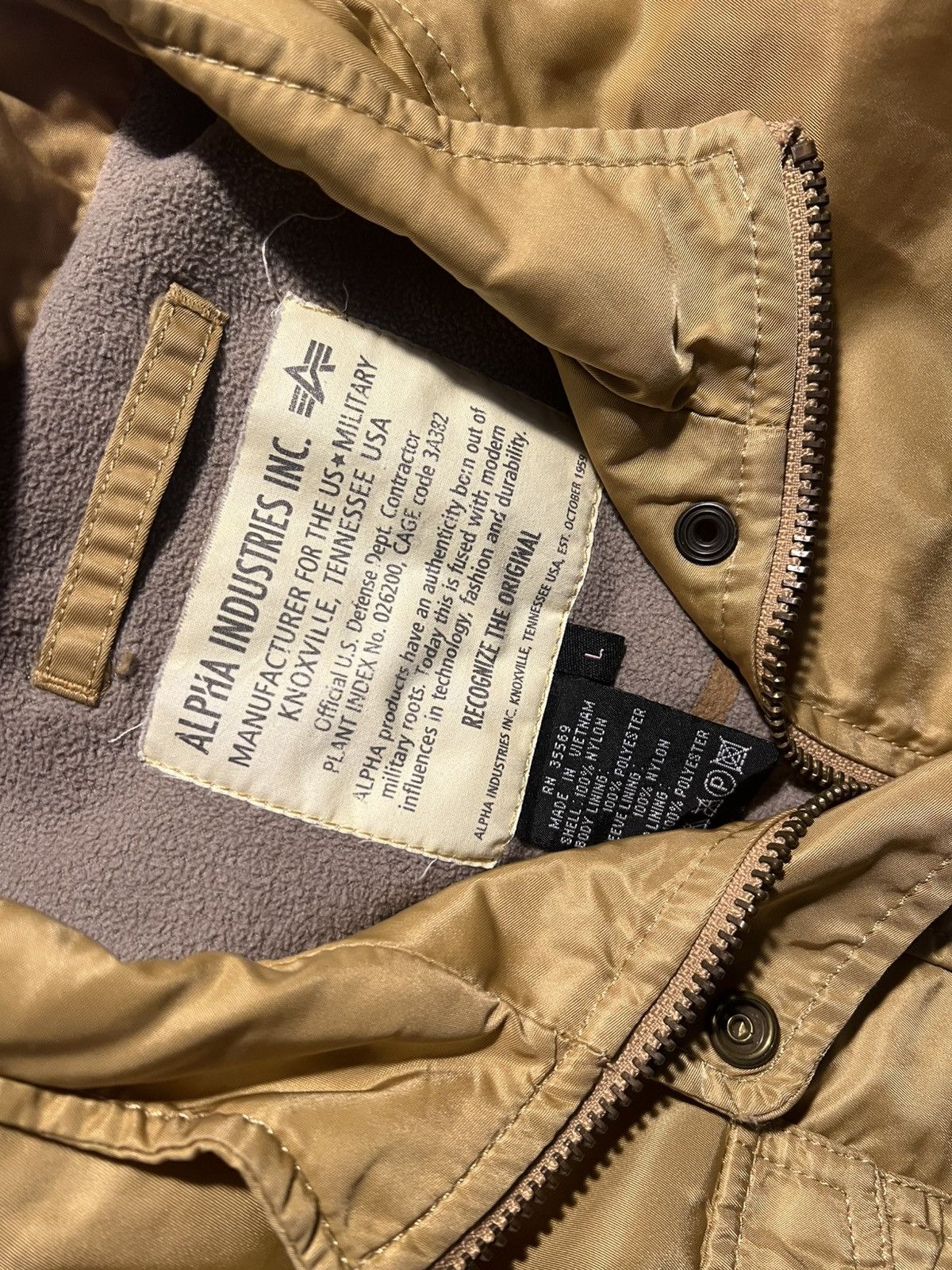 Alpha Industries Vintage alpha industries military jacket - bomber Size US M / EU 48-50 / 2 - 6 Thumbnail