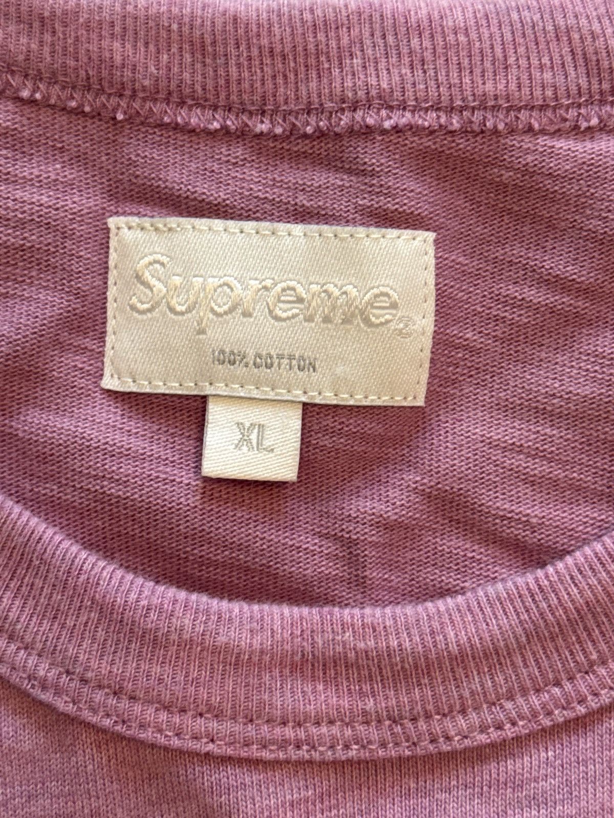 Supreme Supreme Cut & Sew Tee Size US XL / EU 56 / 4 - 3 Thumbnail