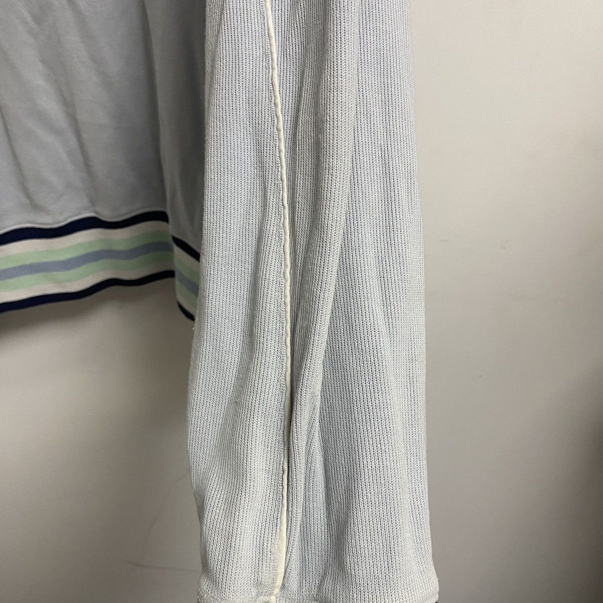 Yves Saint Laurent Vintage yves saint lauren distressed ysl zip hoodie Size US L / EU 52-54 / 3 - 4 Thumbnail
