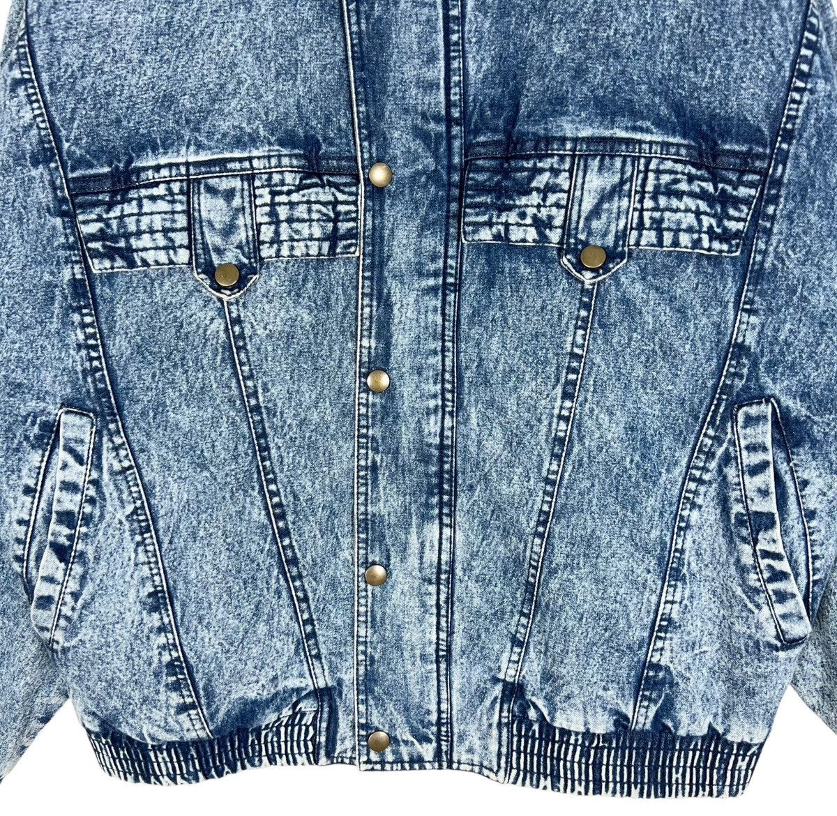 Vintage Vintage Bobson Denim Zipper Jacket Size US L / EU 52-54 / 3 - 3 Thumbnail