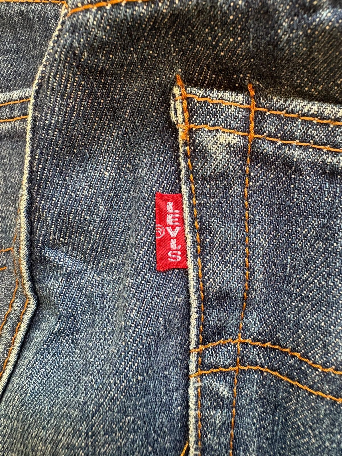 Levi's Vintage 80s Levis 502 Big E Selvedge Blue Wash Loose Jeans Size US 28 / EU 44 - 13 Thumbnail