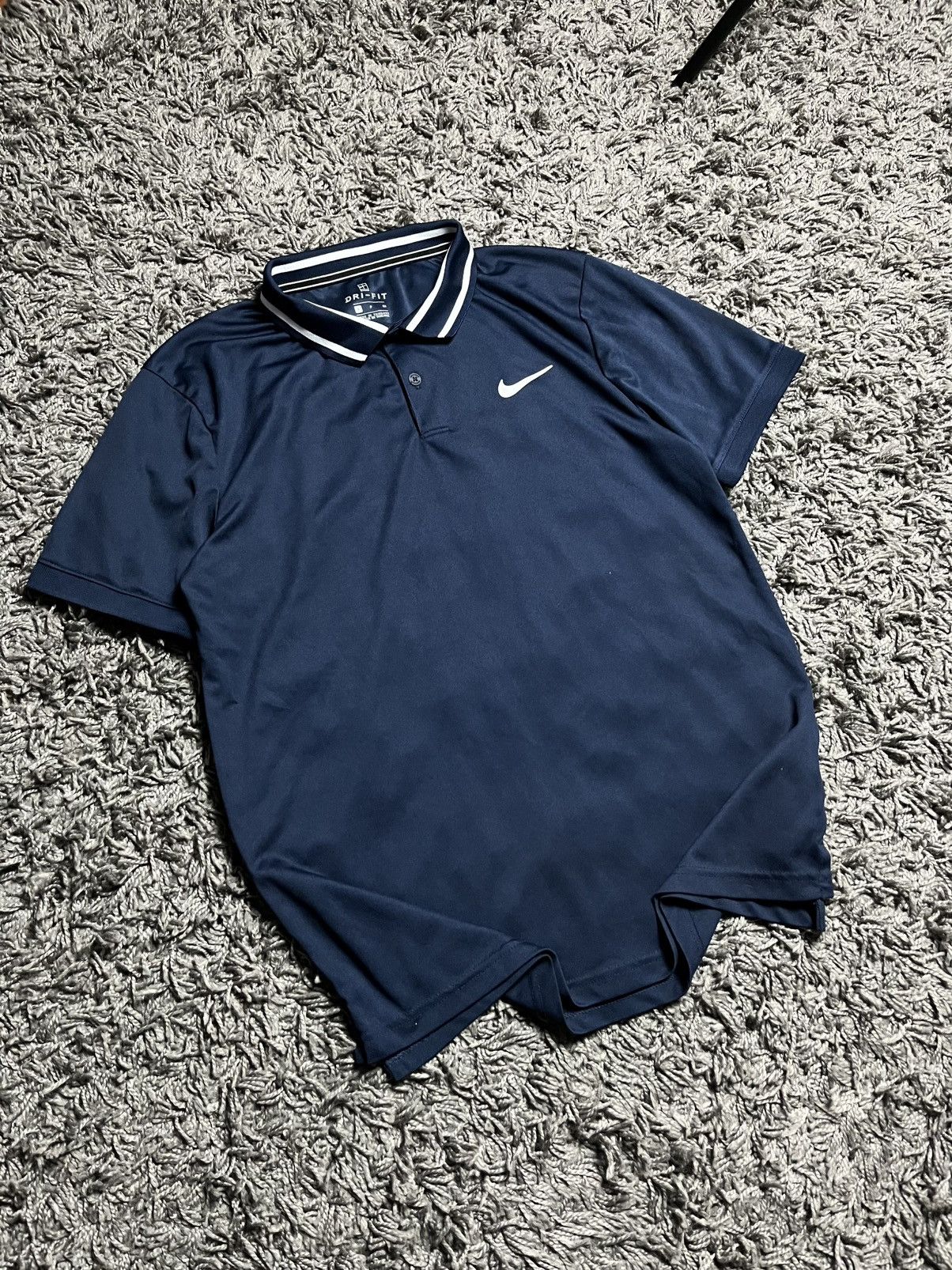 Nike Nike Dri-FIT Court Tennis Polo Shirt Navy Blue Size US S / EU 44-46 / 1 - 1 Thumbnail