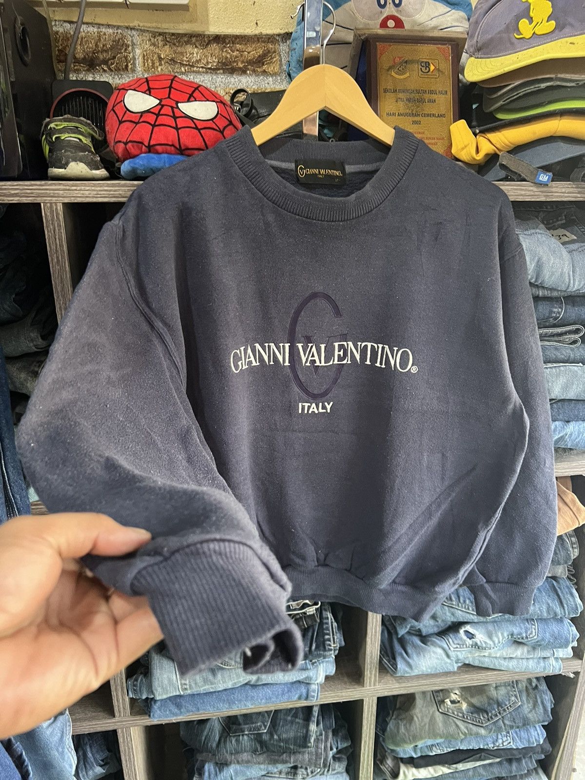 Gianni Valentino 🔥Vintage Gianni Valentino Italy Crewneck Sweatshirt Size US M / EU 48-50 / 2 - 10 Thumbnail