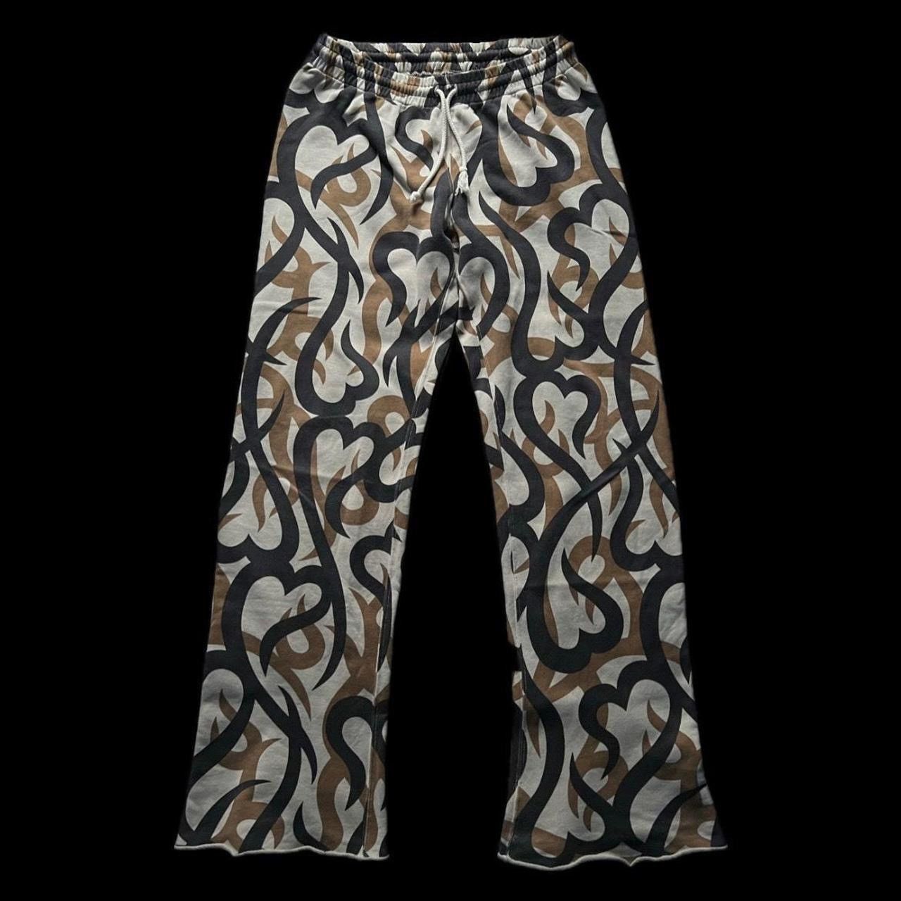 Number (N)ine Number (N)ine AW04 Tribal Hearts Sweatpants | Grailed