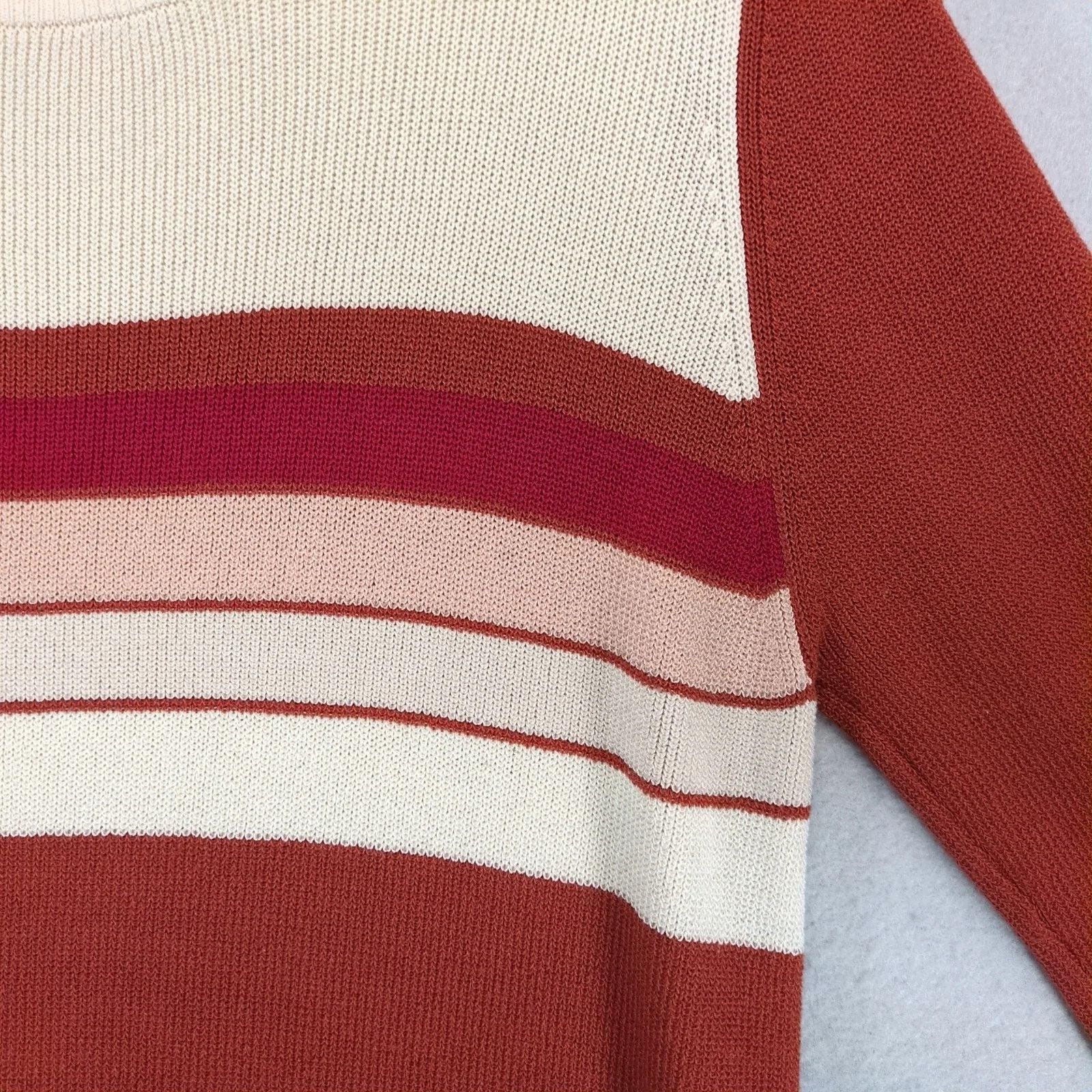 Other Polagram Colorblock Striped Knit Sweater Dress Sz M Size M / US 6-8 / IT 42-44 - 10 Thumbnail
