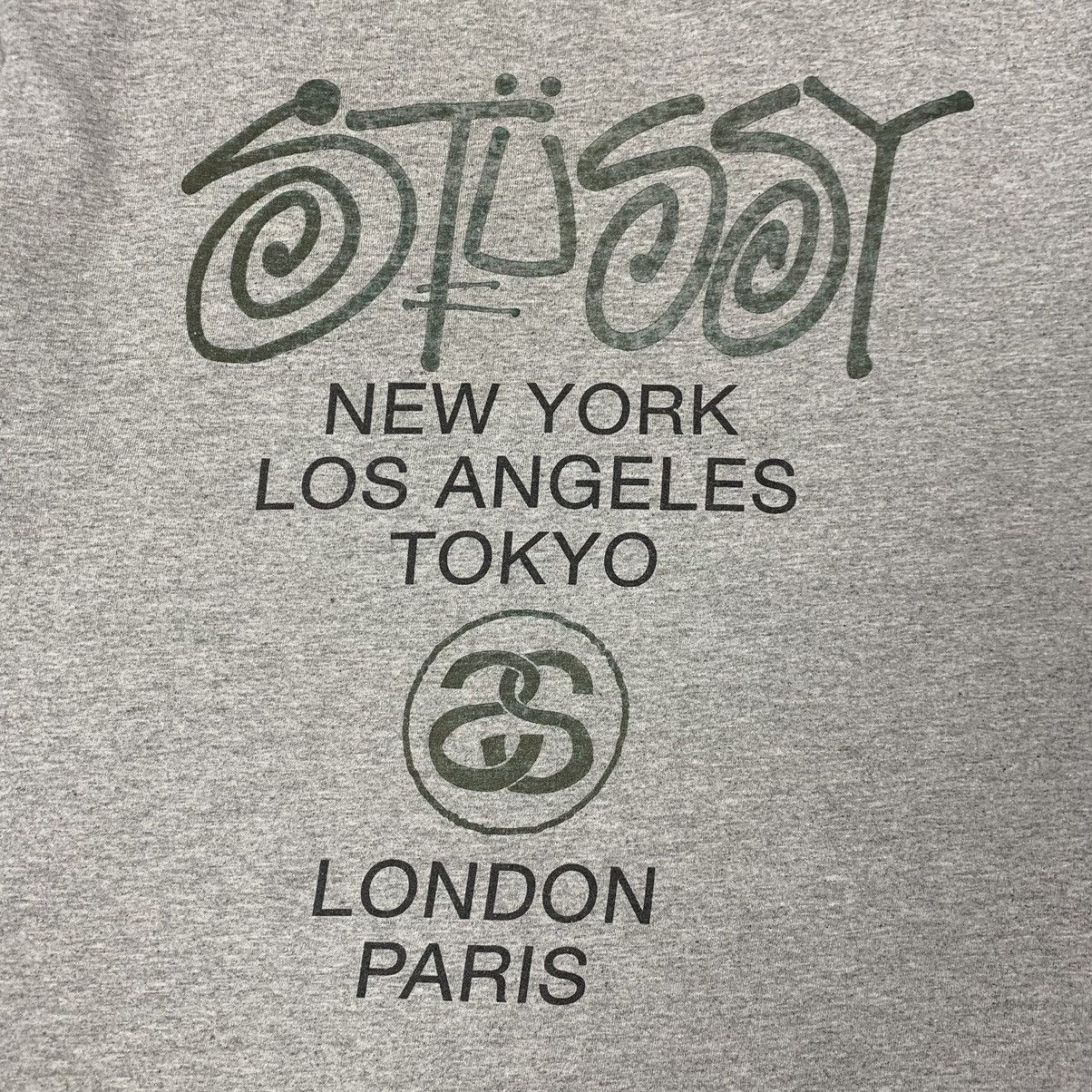 Stussy Vintage Stussy New York T-Shirt Short Sleeve Gray Big Logo Size US M / EU 48-50 / 2 - 4 Thumbnail