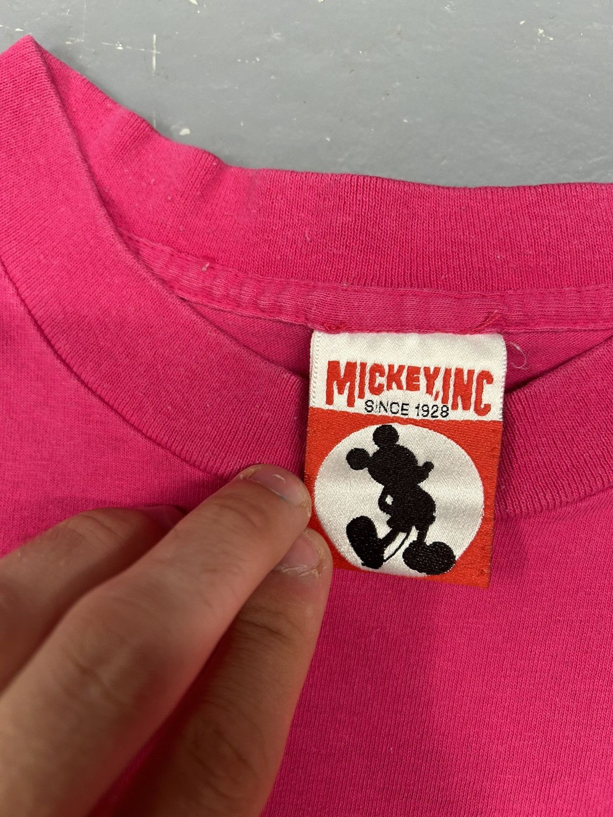 Disney Crazy Vintage 90s Essential Pink Disneyworld Graphic T-Shirt Size US XL / EU 56 / 4 - 3 Thumbnail