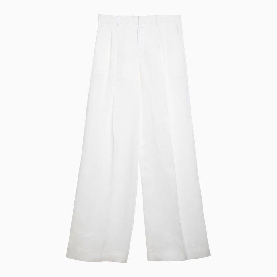 Chloe o1d2blof0824 Trousers in White Size 28" / US 6 / IT 42 - 1 Thumbnail