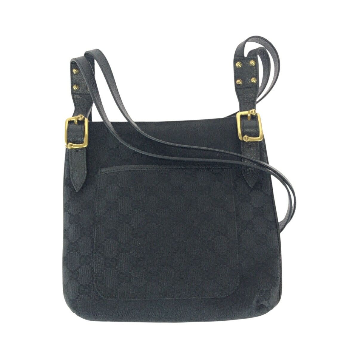 Gucci Gucci Gucci GG Canvas Leather Shoulder Bag Leather Shoulder Bag 115415 DUTY FREE for USA Size ONE SIZE - 1 Thumbnail