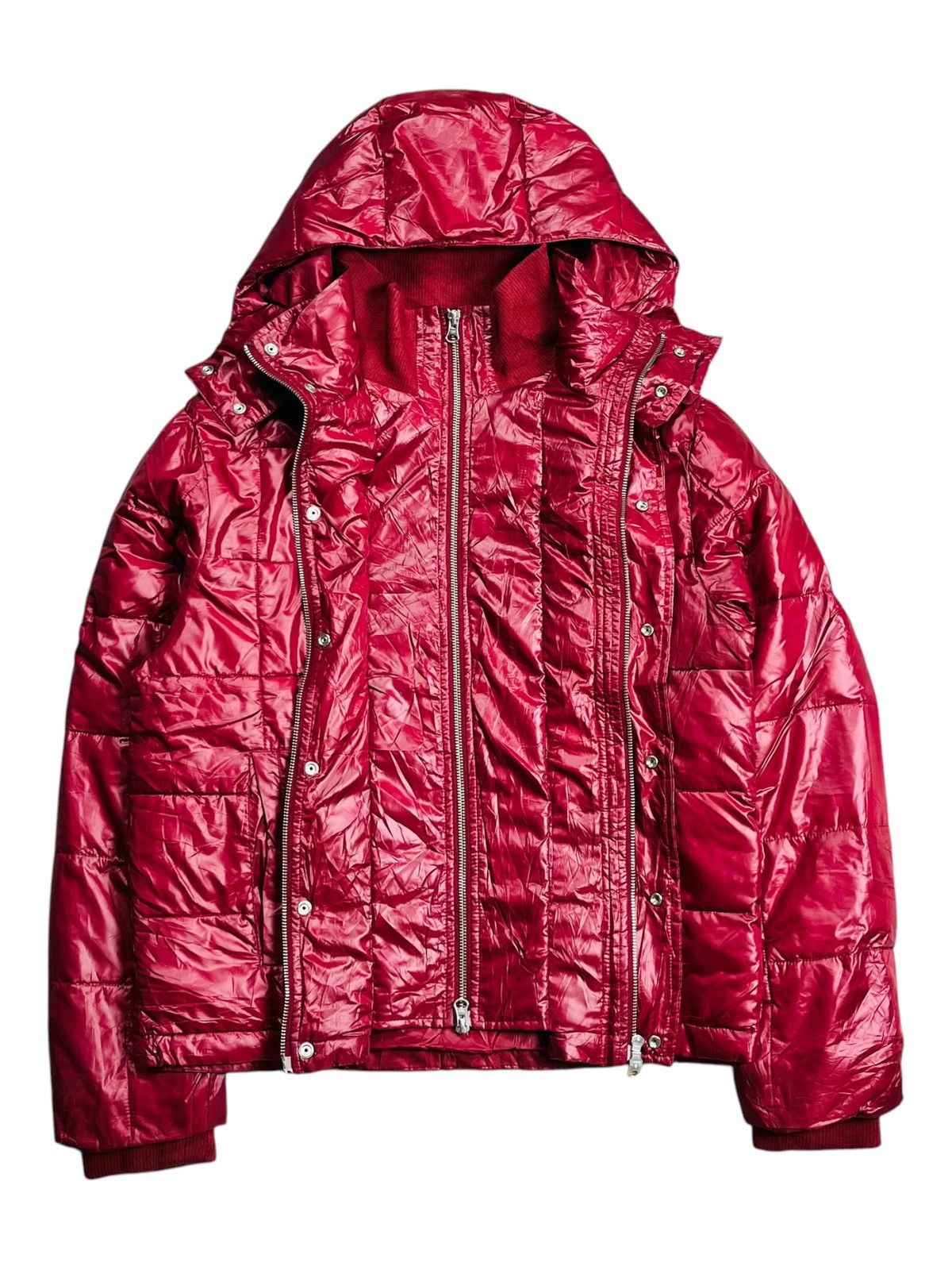 BUFFALO BOBS 2000s Hitmaker - Vkei Style Puffer Jacket Size US M / EU 48-50 / 2 - 3 Thumbnail