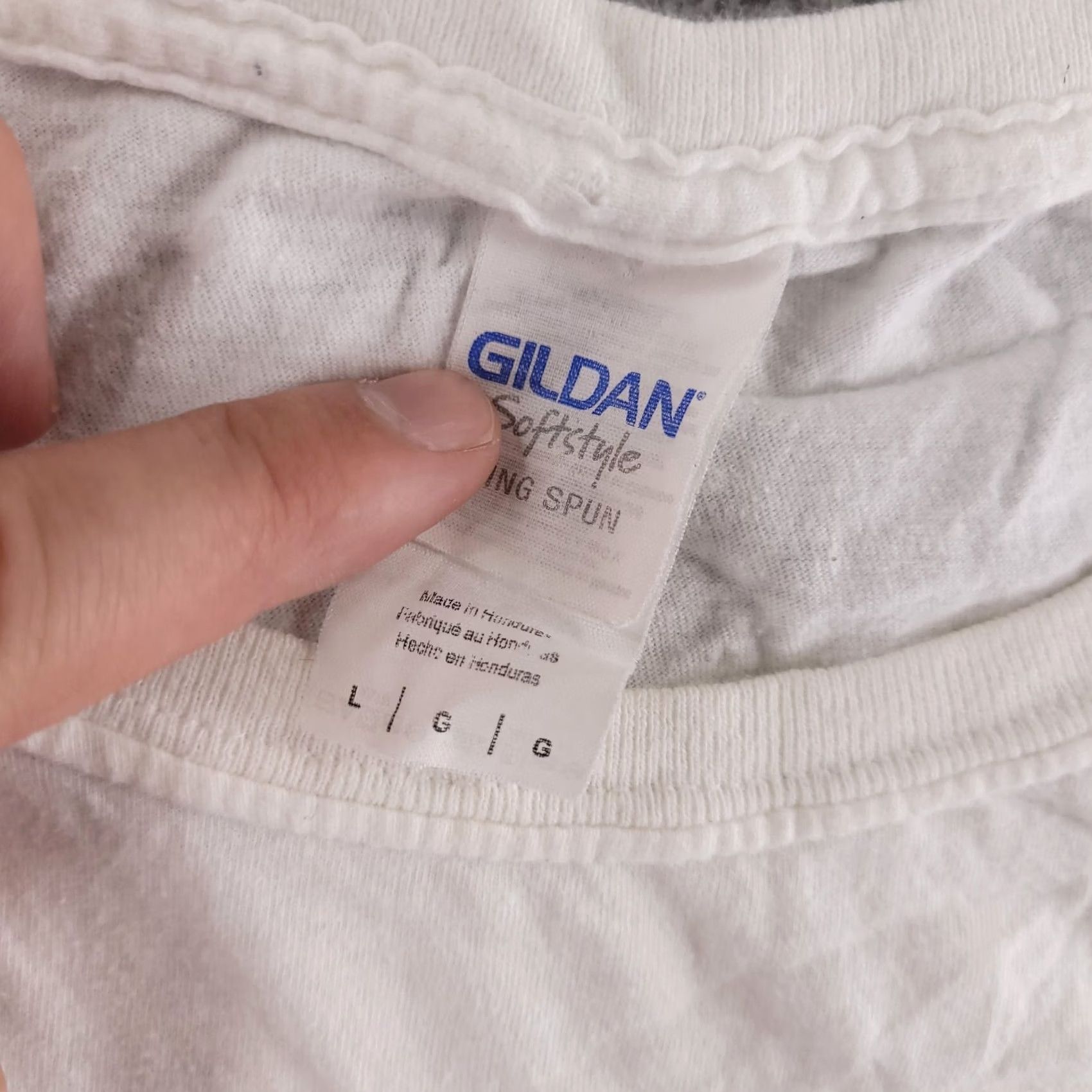 Gildan Popeye the Sailor Man Box Logo Shirt Mens Large Gildan White Short Sleeve Tee Size US L / EU 52-54 / 3 - 5 Thumbnail