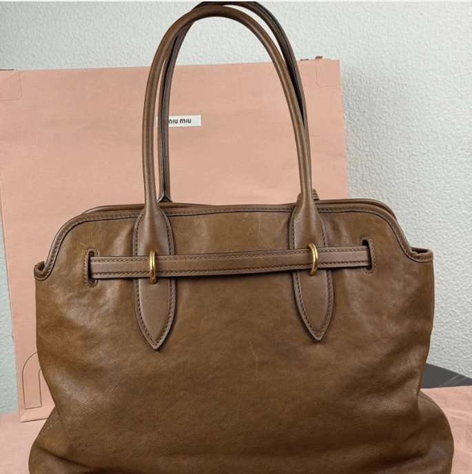 Miu Miu Miu Miu Oak Nappa Leather Top Handle Bag Size ONE SIZE - 2 Thumbnail