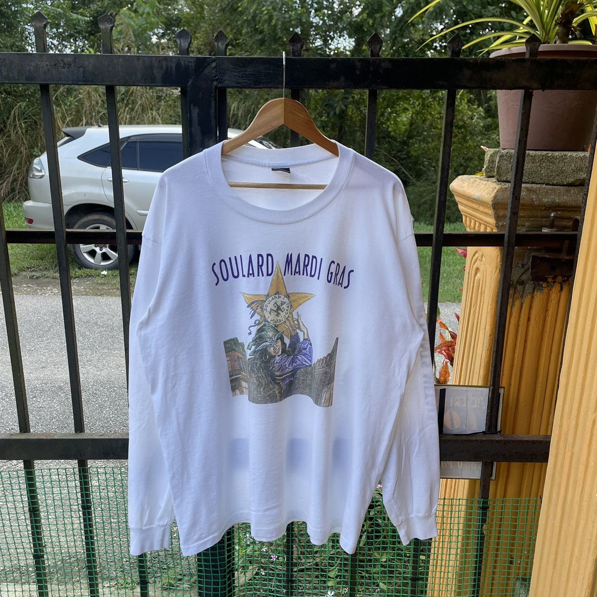 Vintage 🔥Vintage Soulard Mardi Gras Bud Light Promo Event Tee Size US XXL / EU 58 / 5 - 1 Thumbnail