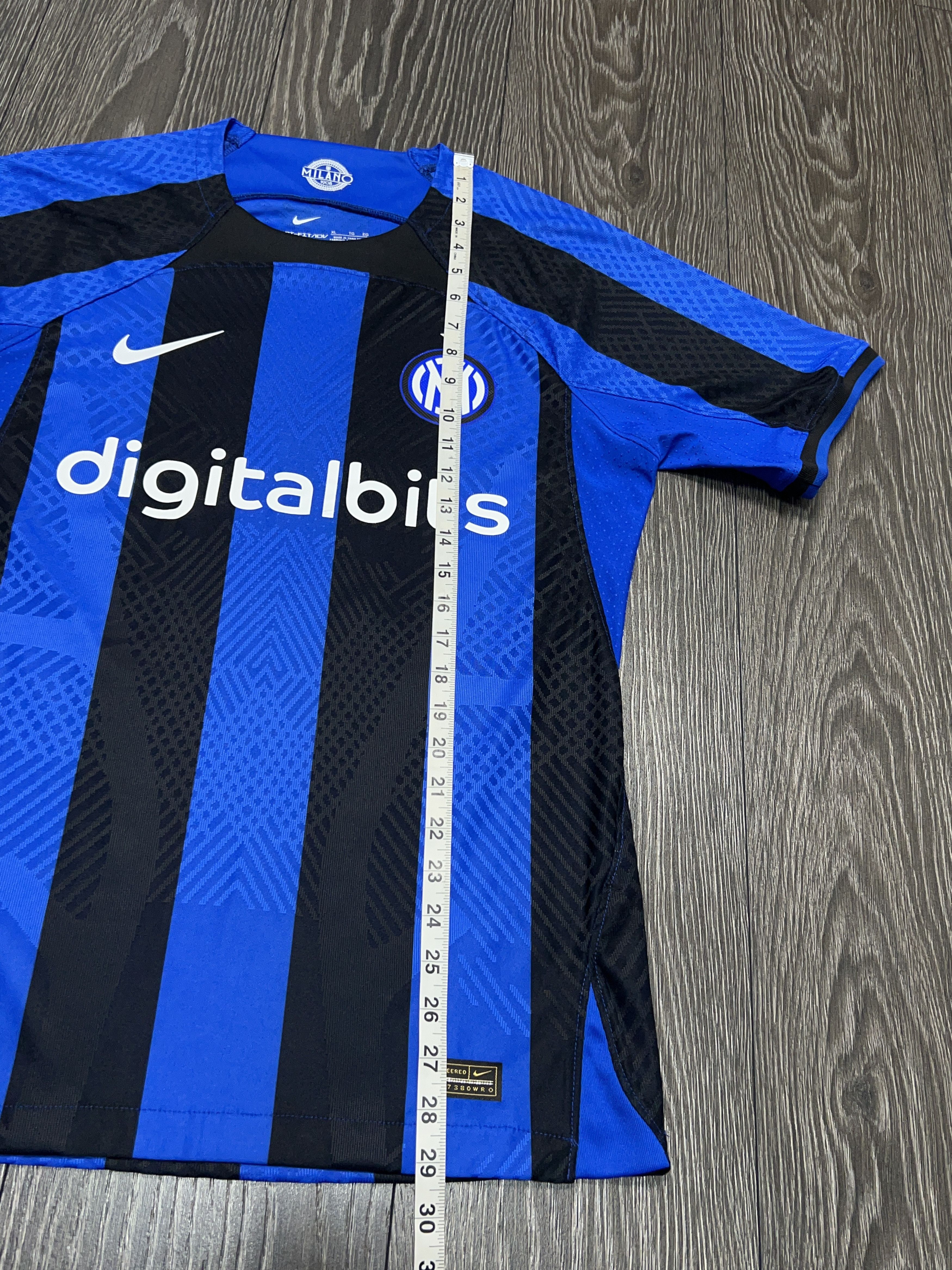 Nike Inter Milan 2022/23 #37 SKRINIAR Football Jersey Shirt Size US XL / EU 56 / 4 - 7 Thumbnail