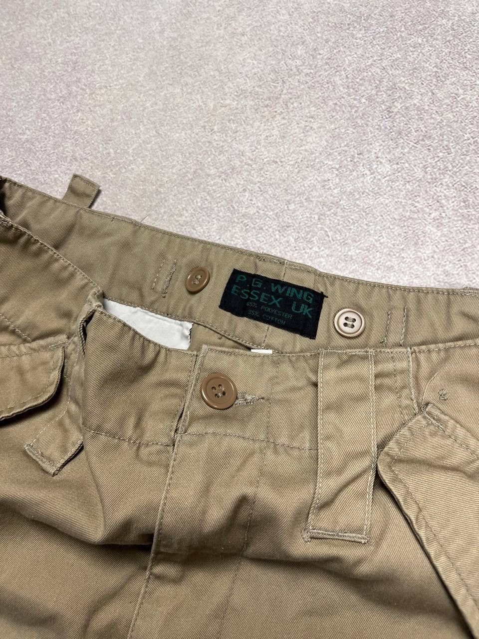 Japanese Brand × Vintage Vintage Army Avantgarde Baggy Cargo Pants Y2K 32 Size US 32 / EU 48 - 4 Thumbnail