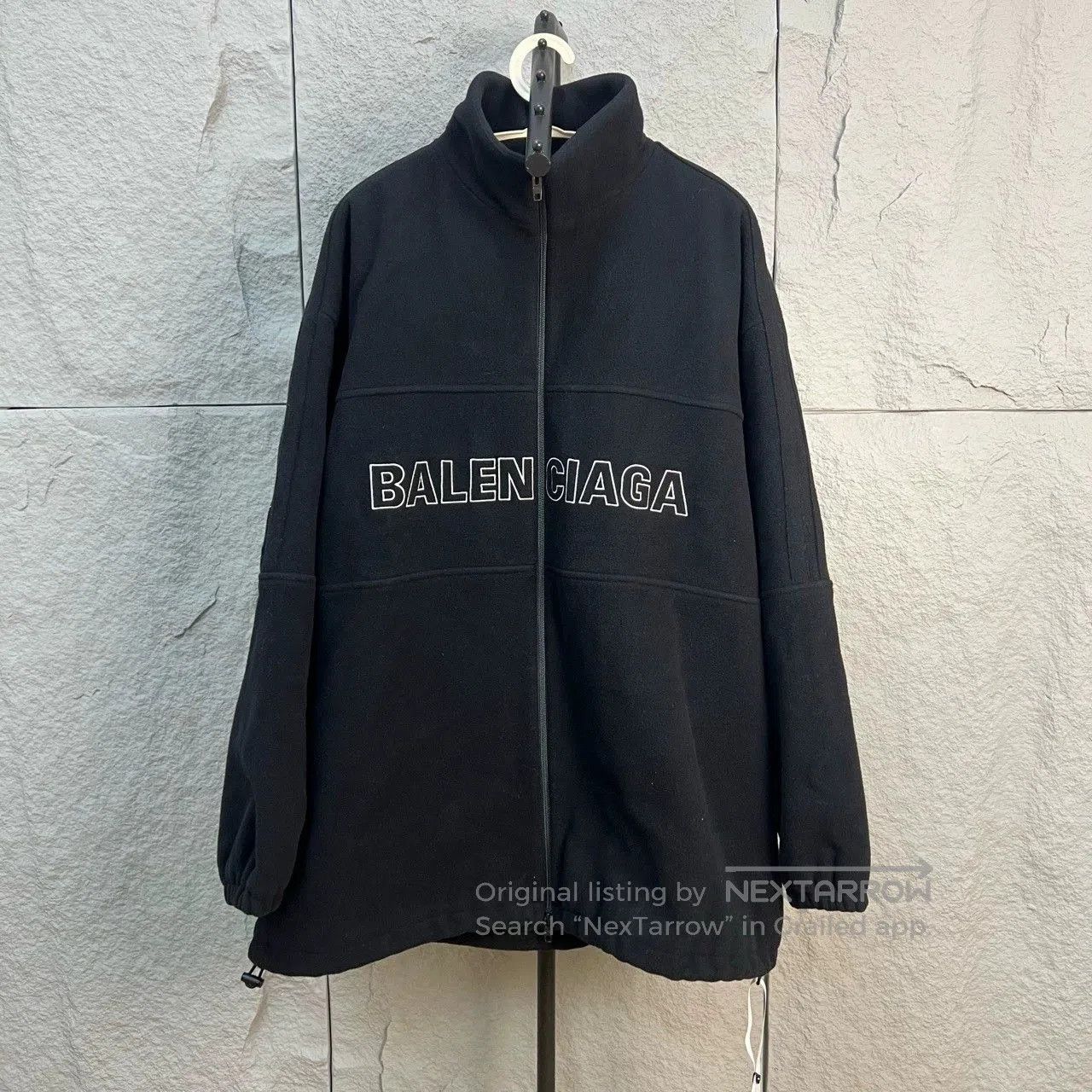 Balenciaga balenciaga black logo fleece jacket size 44. Size US L / EU 52-54 / 3 - 1 Thumbnail