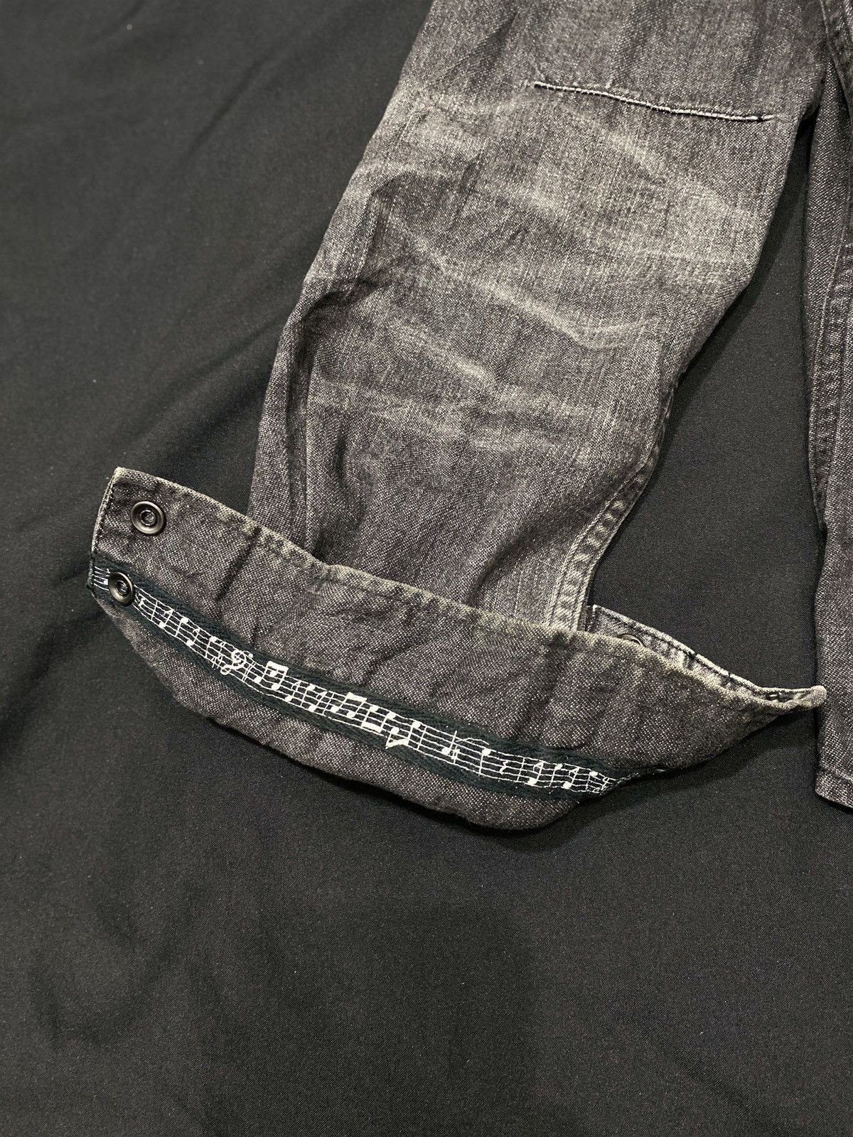 Number (N)ine Number Nine AW 07 Studed Jewel Western Denim Shirt Size US L / EU 52-54 / 3 - 5 Thumbnail