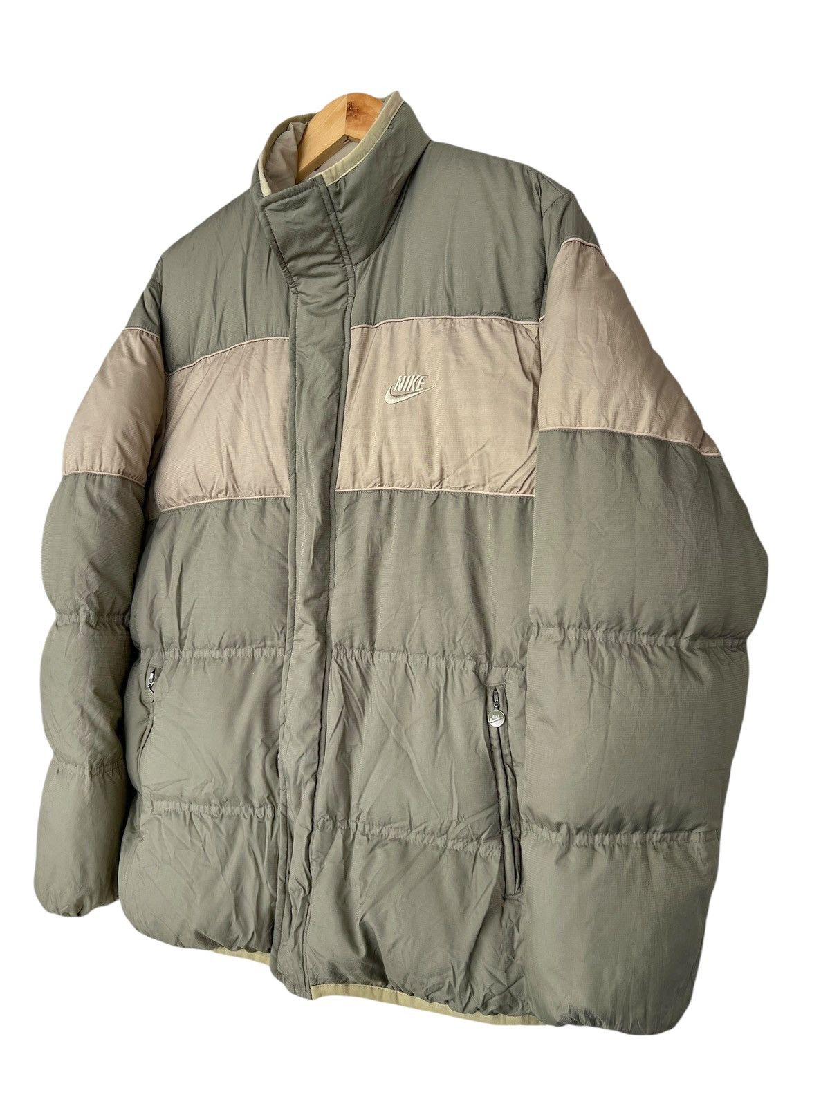 Nike Vintage Y2K Nike Puffer Reversible Green Jacket Size US M / EU 48-50 / 2 - 3 Thumbnail