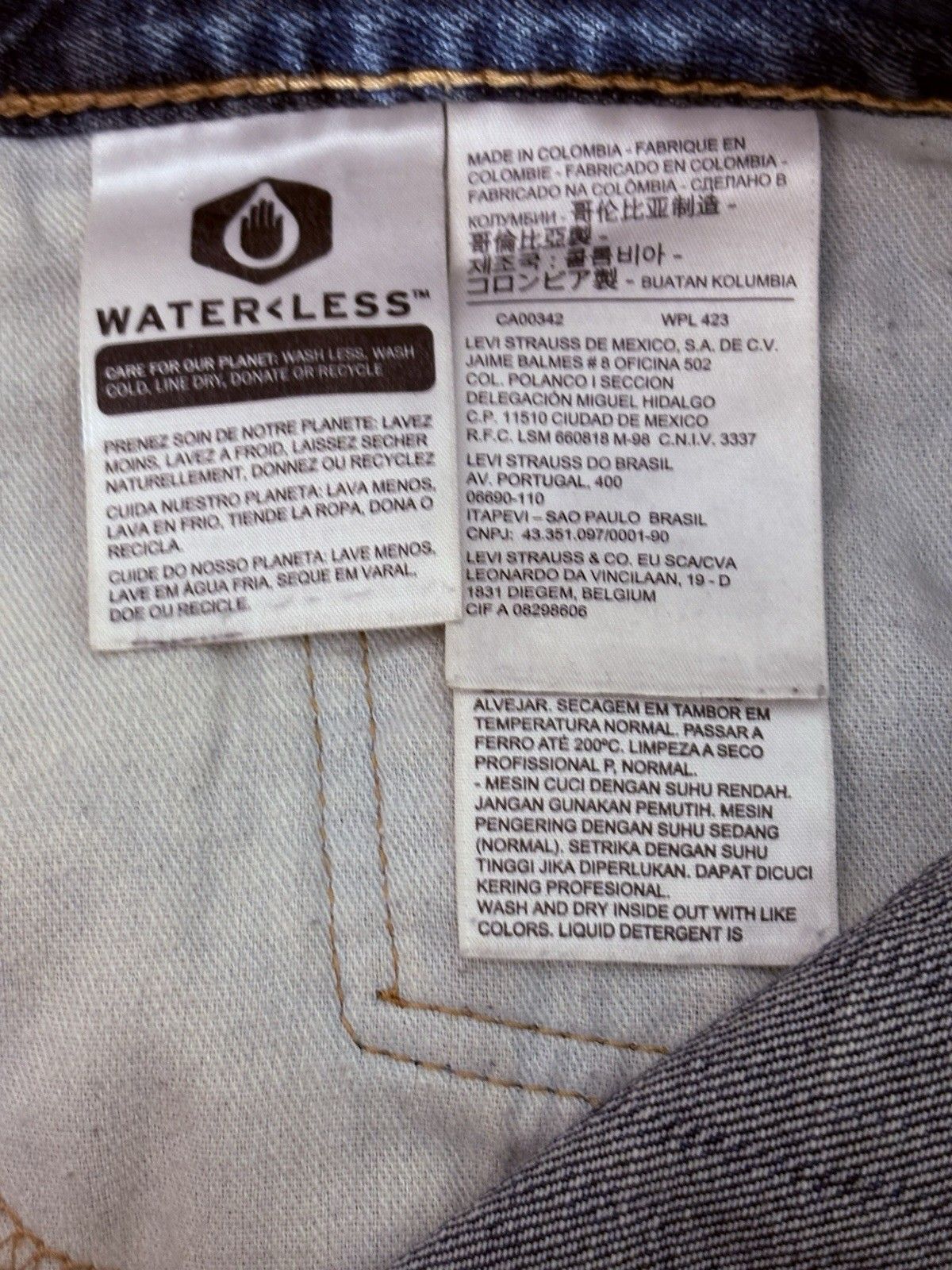 Levi's Levis 569 Jeans Mens 38x30 Loose Straight Mid Rise Size US 38 / EU 54 - 5 Thumbnail