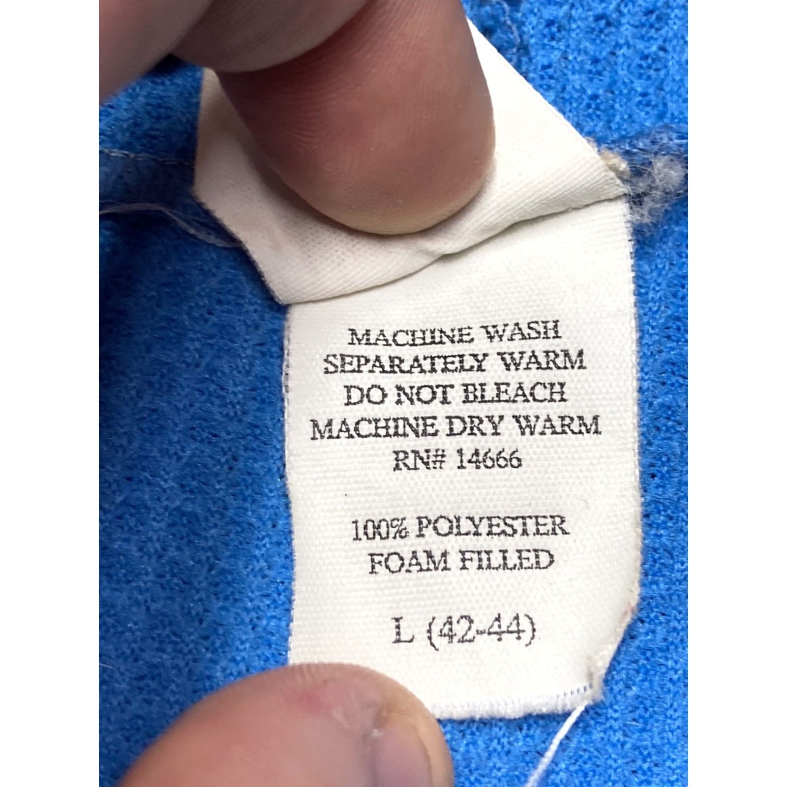 J Brand VINTAGE Vintage sportswear brand waffle knit hoodie thermal zip light blue 70s 80s Large Size US L / EU 52-54 / 3 - 5 Thumbnail