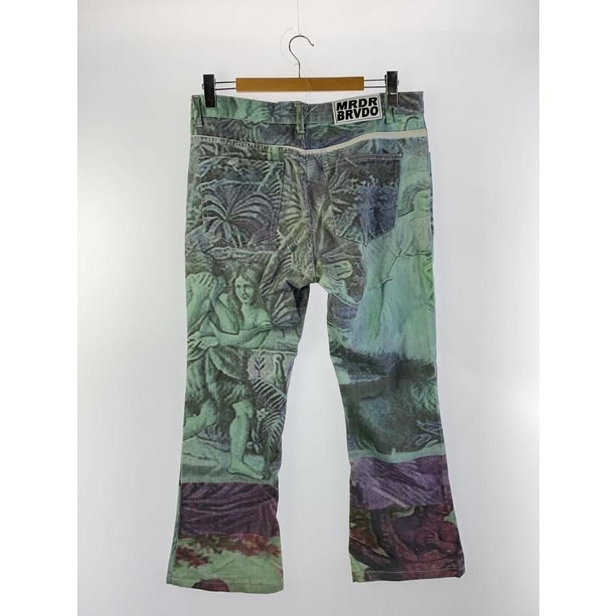 Who Decides War WHO DESIDES WAR Whole Pattern Straight Pants 32 Size US 33 - 2 Thumbnail