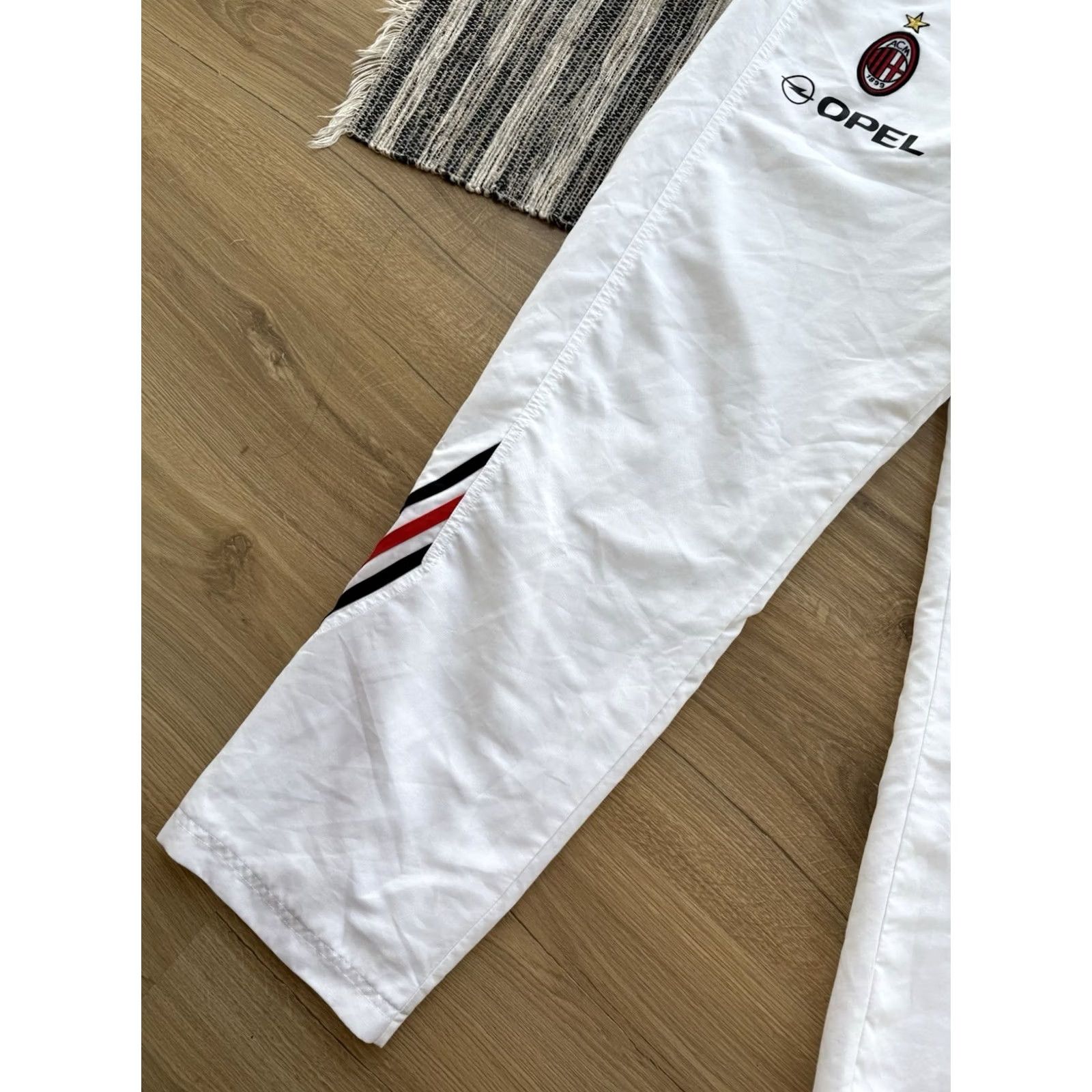 Adidas VINTAGE adidas AC MILAN Sweatpants Pants Men 42 White Soccer Football Adidas AC Milan Football Pants Mens Size US 42 / EU 58 - 6 Thumbnail