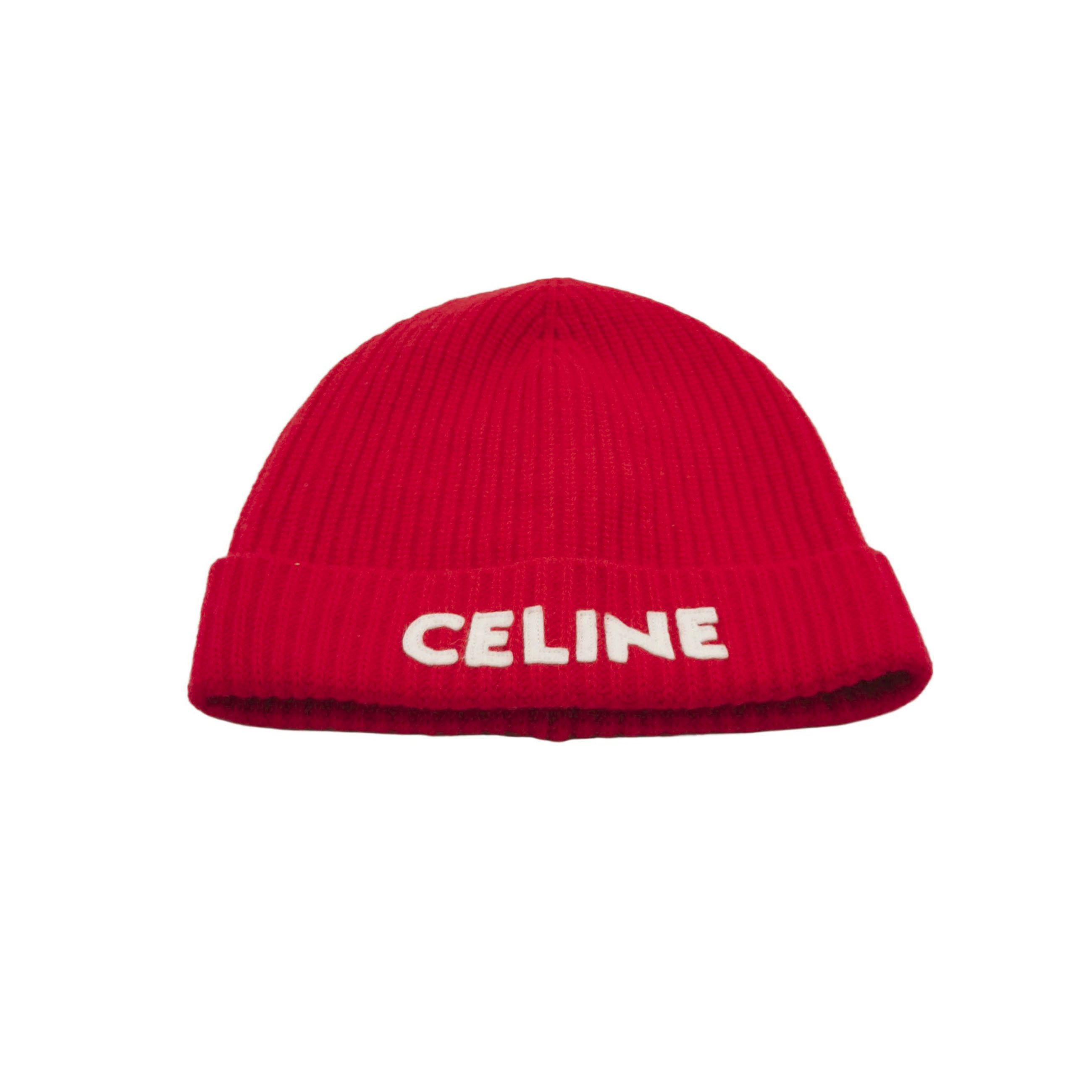 Celine Celine Logo Beanie Size One Size Size ONE SIZE - 1 Thumbnail