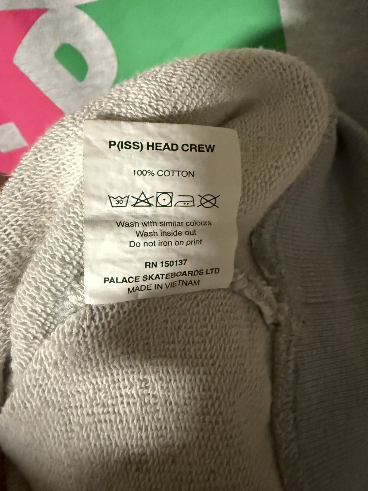 Palace P(iss) Head Crew XL Size US XL / EU 56 / 4 - 4 Thumbnail