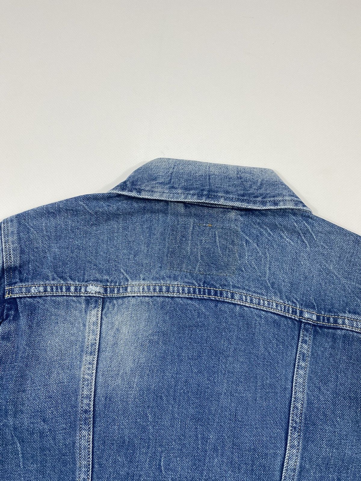 Levi's Levis Washed Blue Trucker Jacket Denim Size XS / US 0-2 / IT 36-38 - 11 Thumbnail